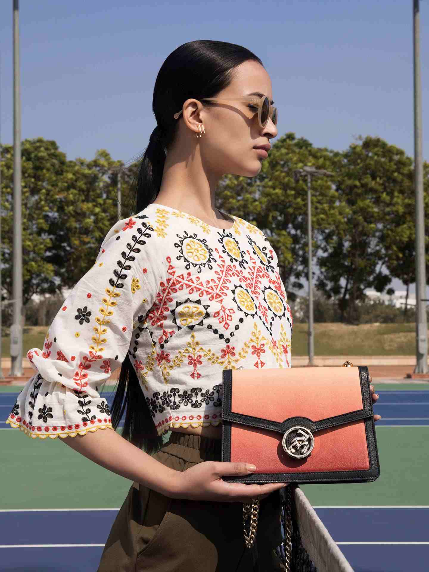 Red Dusk & Dawn  Sling Bag
