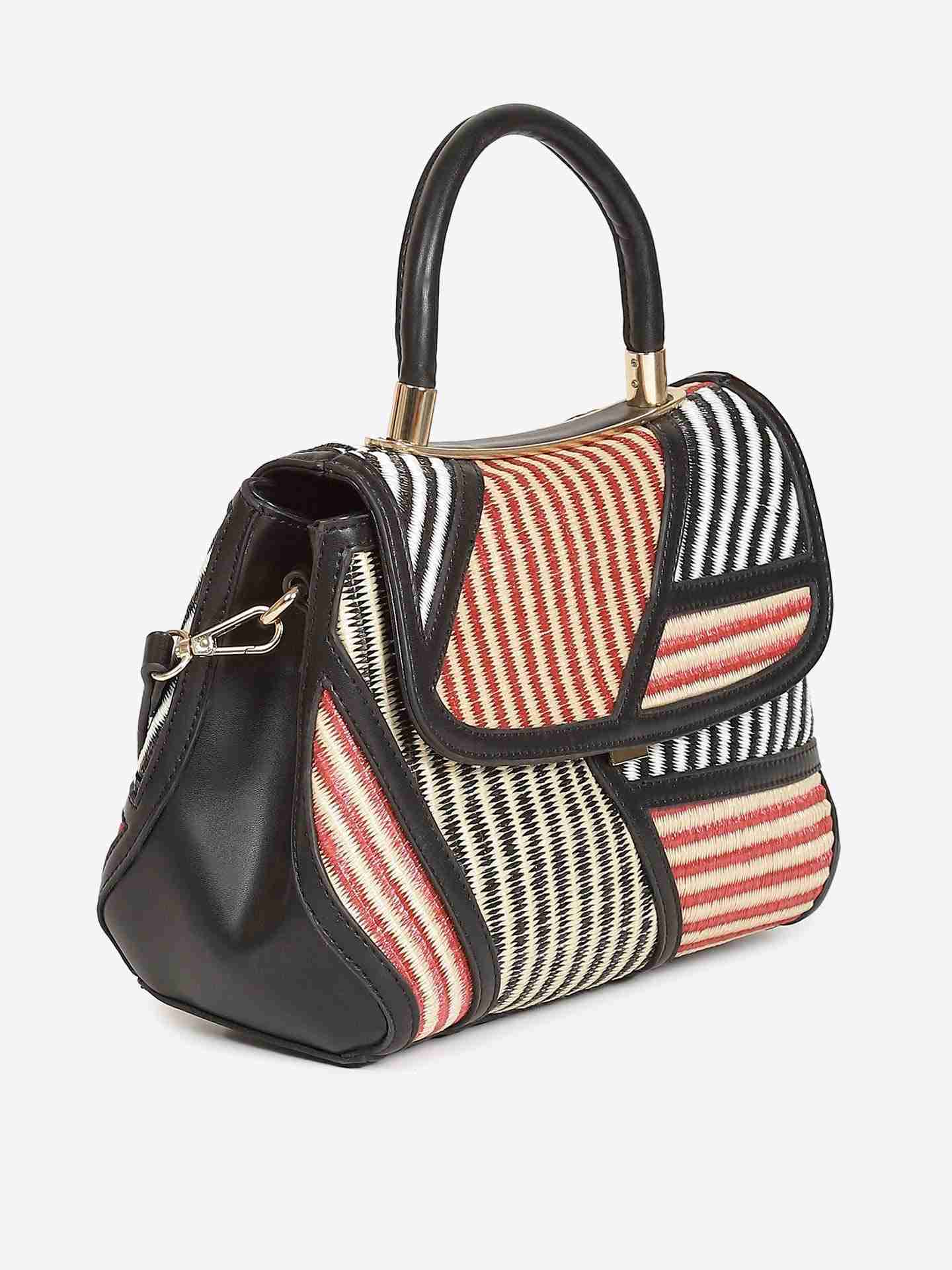 Black & Red Splash Sling Bag
