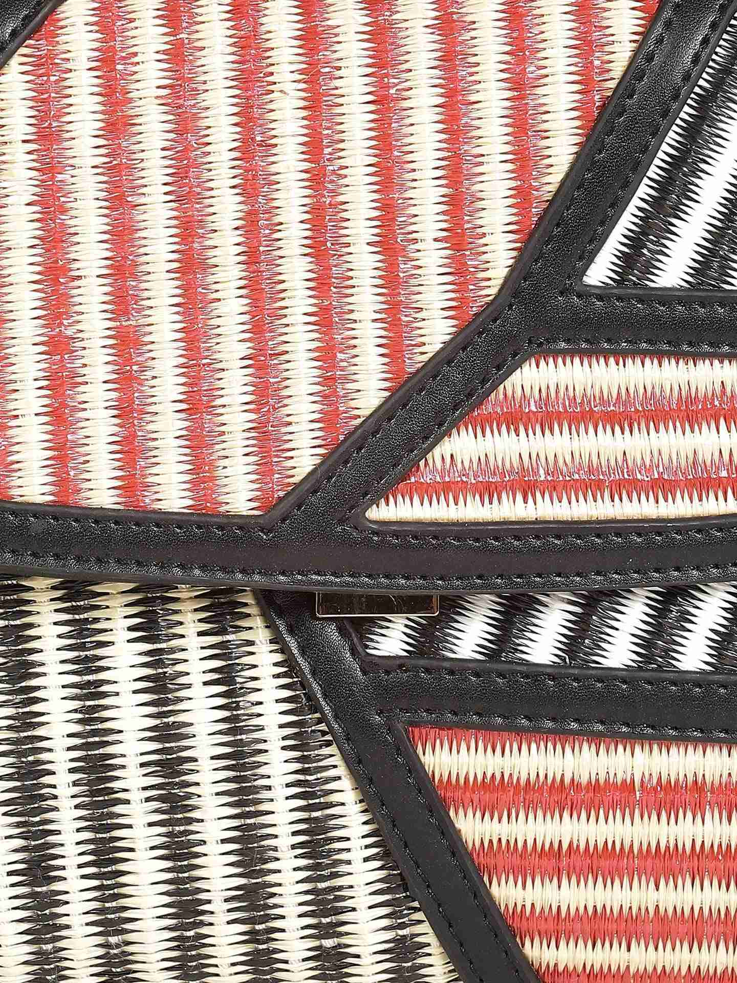 Black & Red Splash Sling Bag