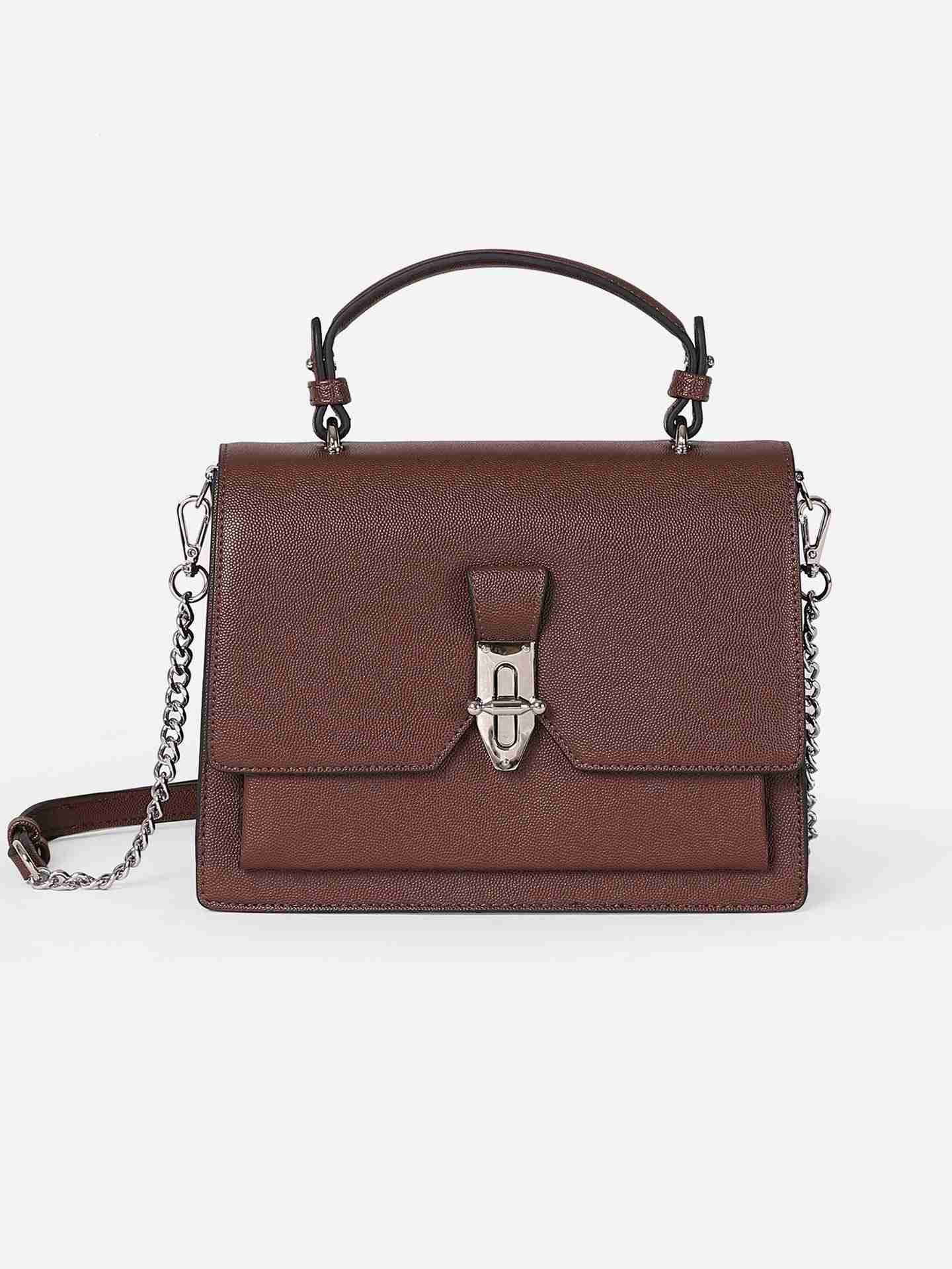 Dark Brown Splash Sling Bag