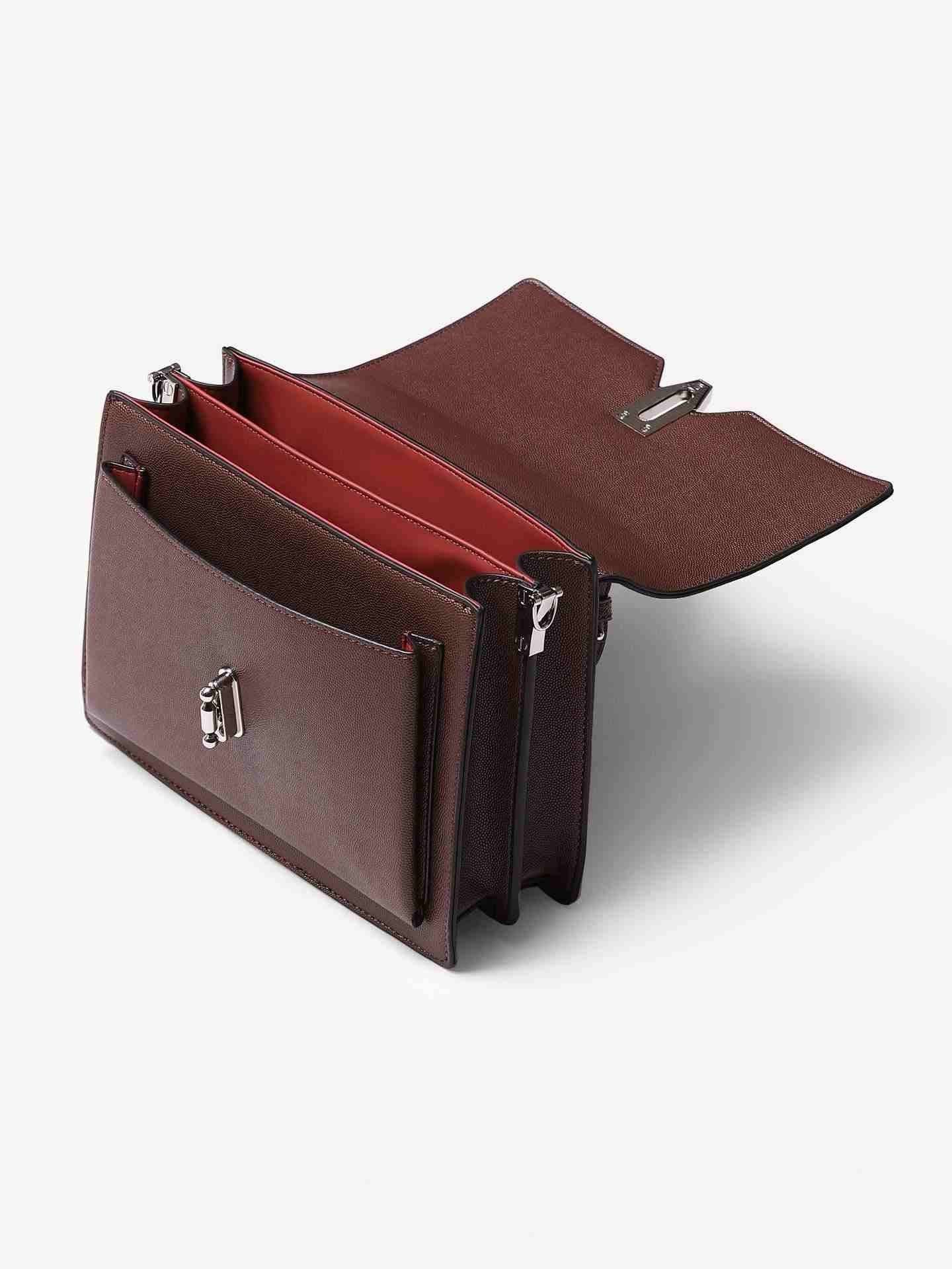 Dark Brown Splash Sling Bag