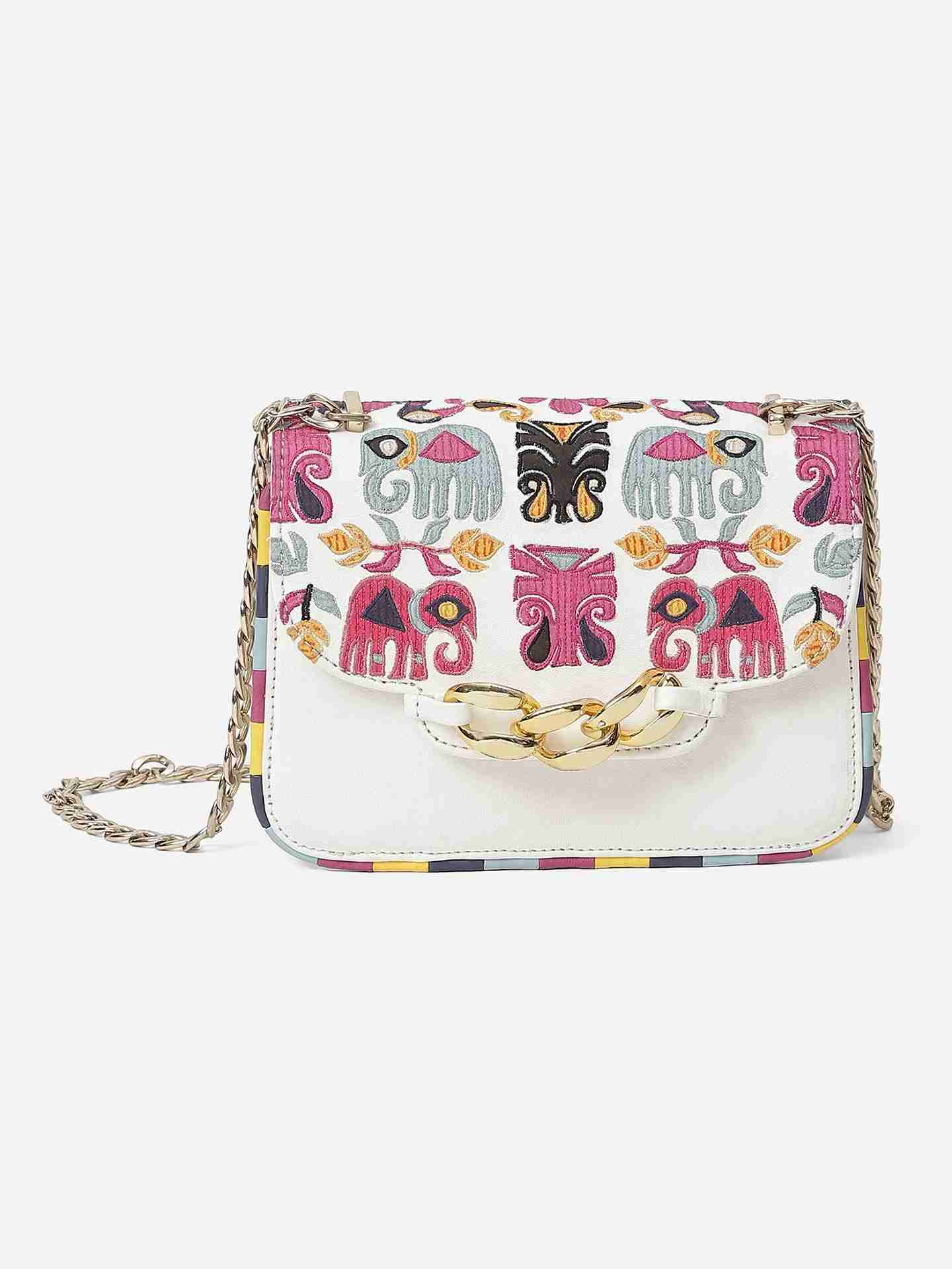 Multi Camelia  Sling Bag