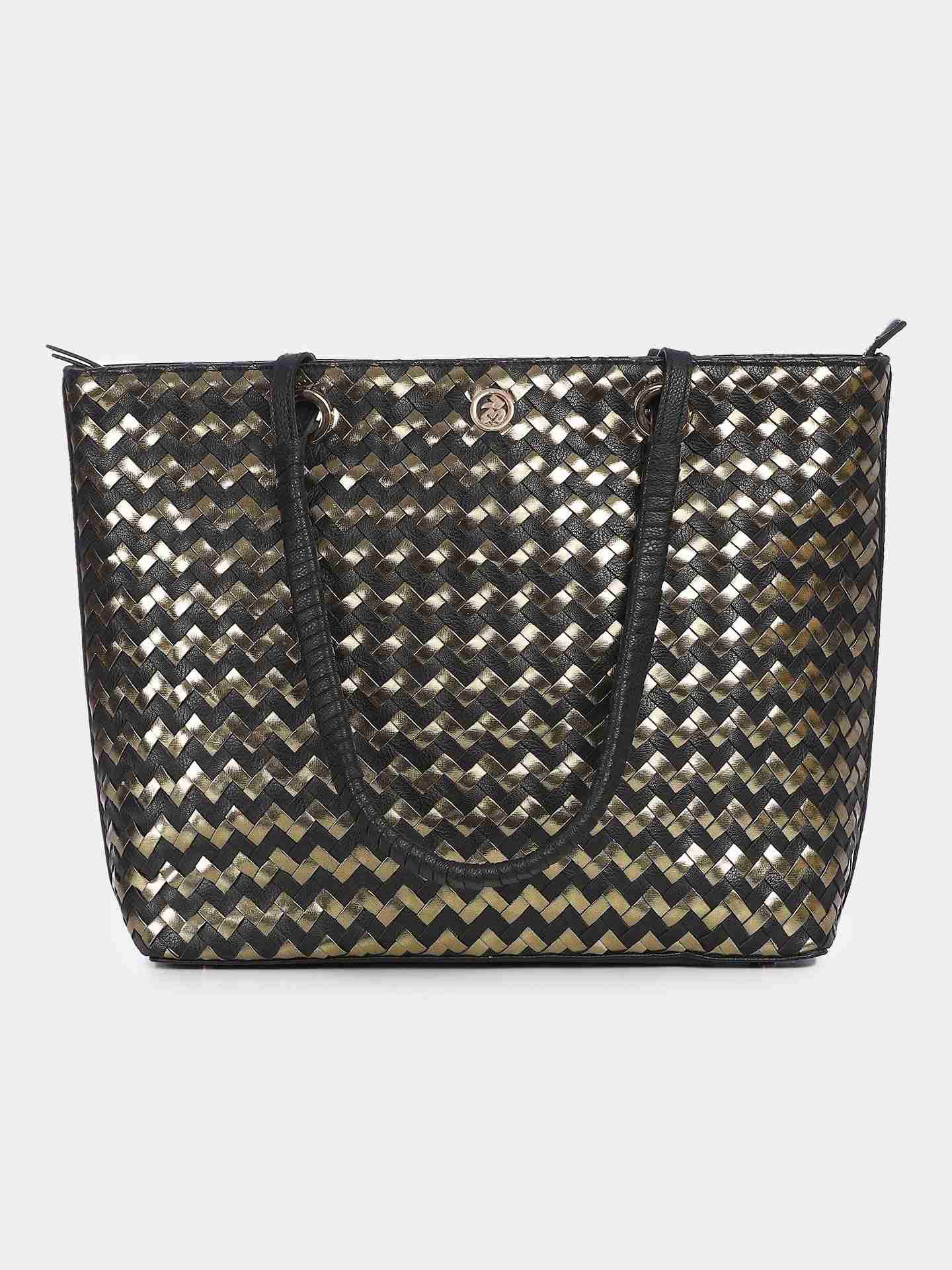Black & Gold Jemma Tote Bag