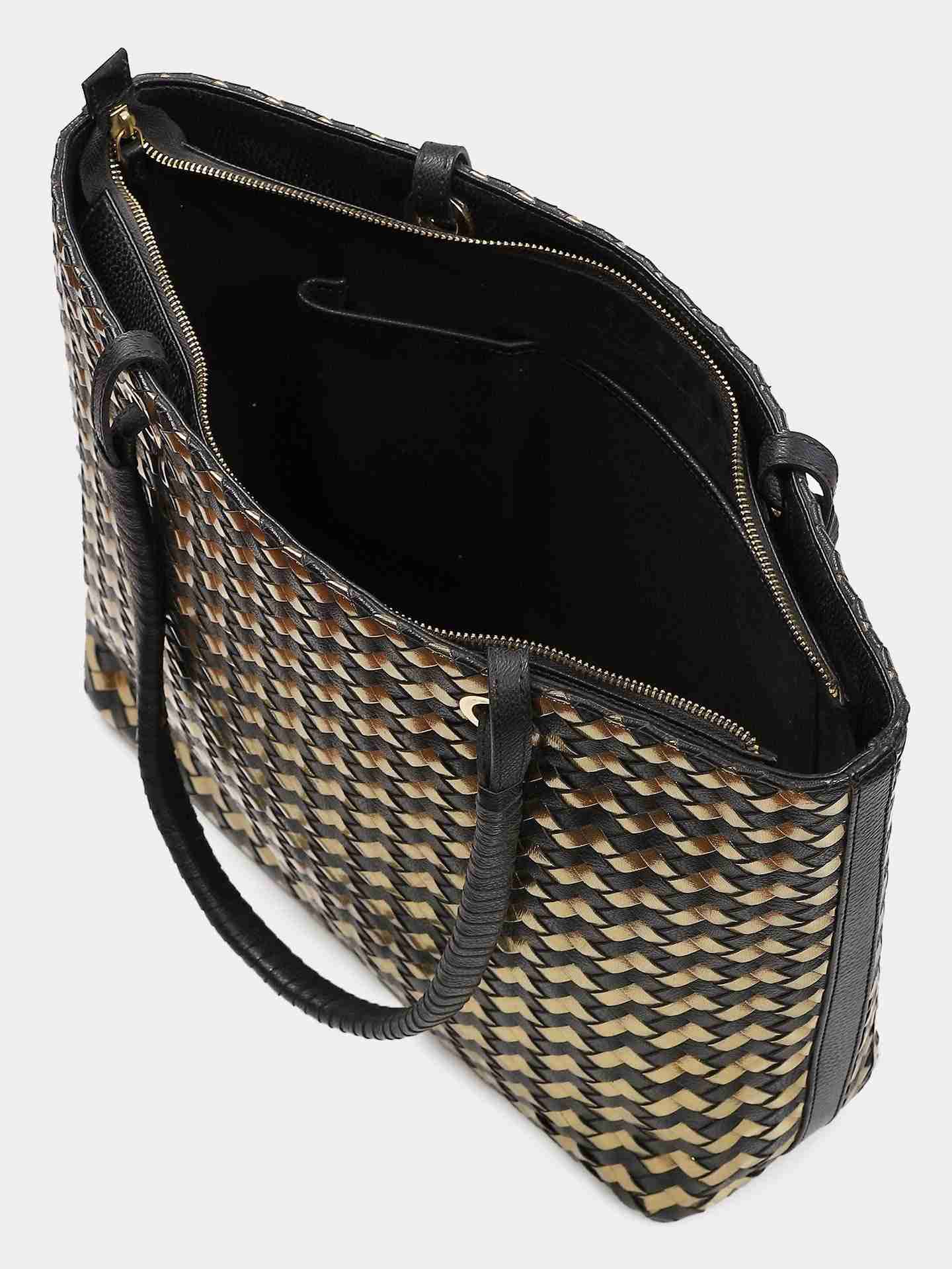 Black & Gold Jemma Tote Bag