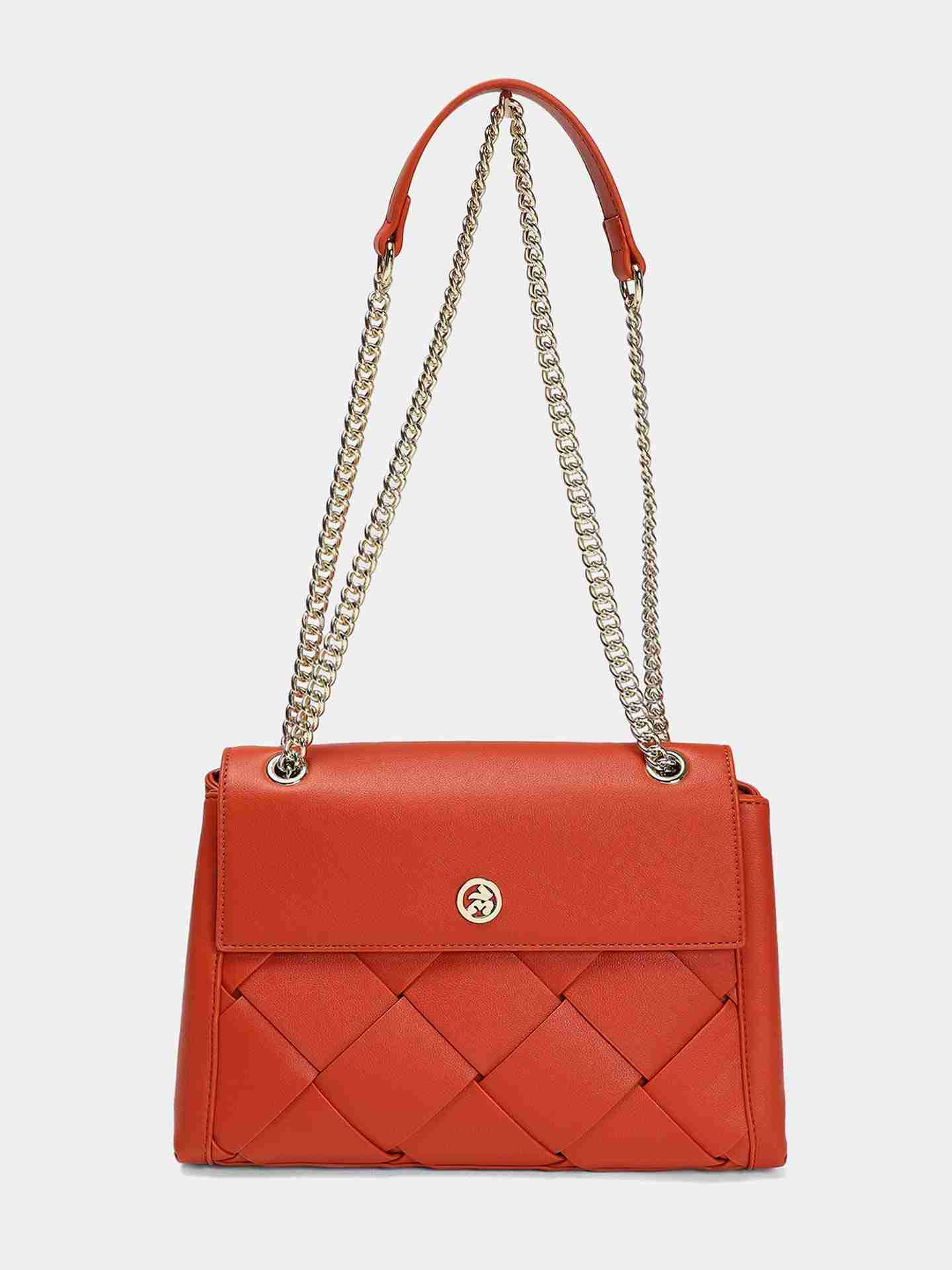 Orange Charm Sling Bag