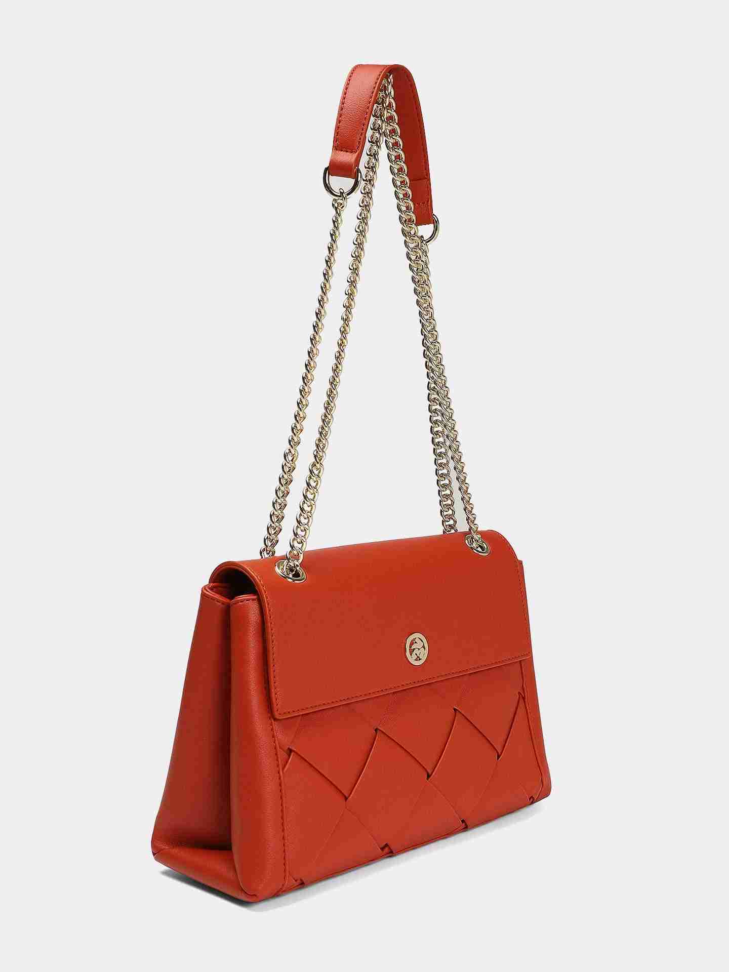 Orange Charm Sling Bag