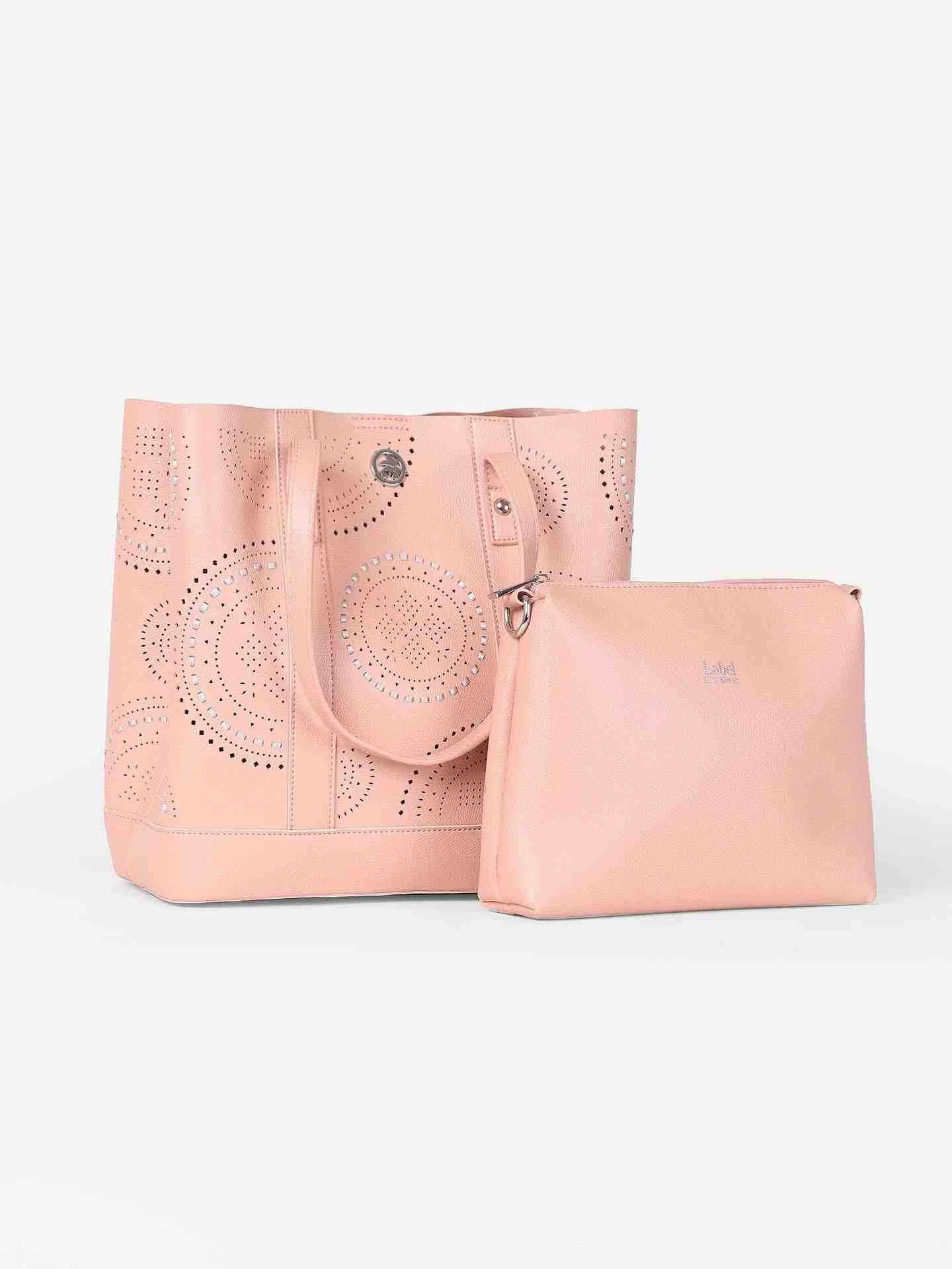 Peach Splash Tote Bag