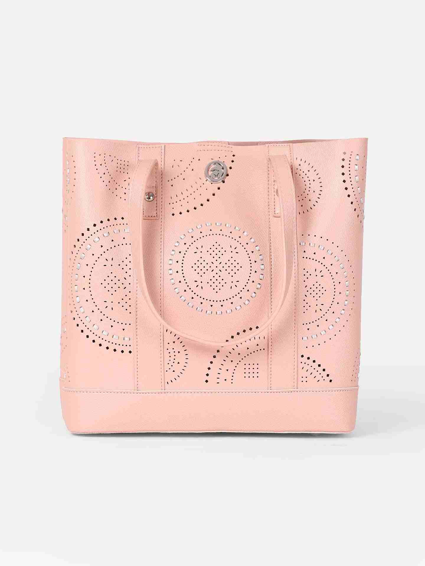 Peach Splash Tote Bag