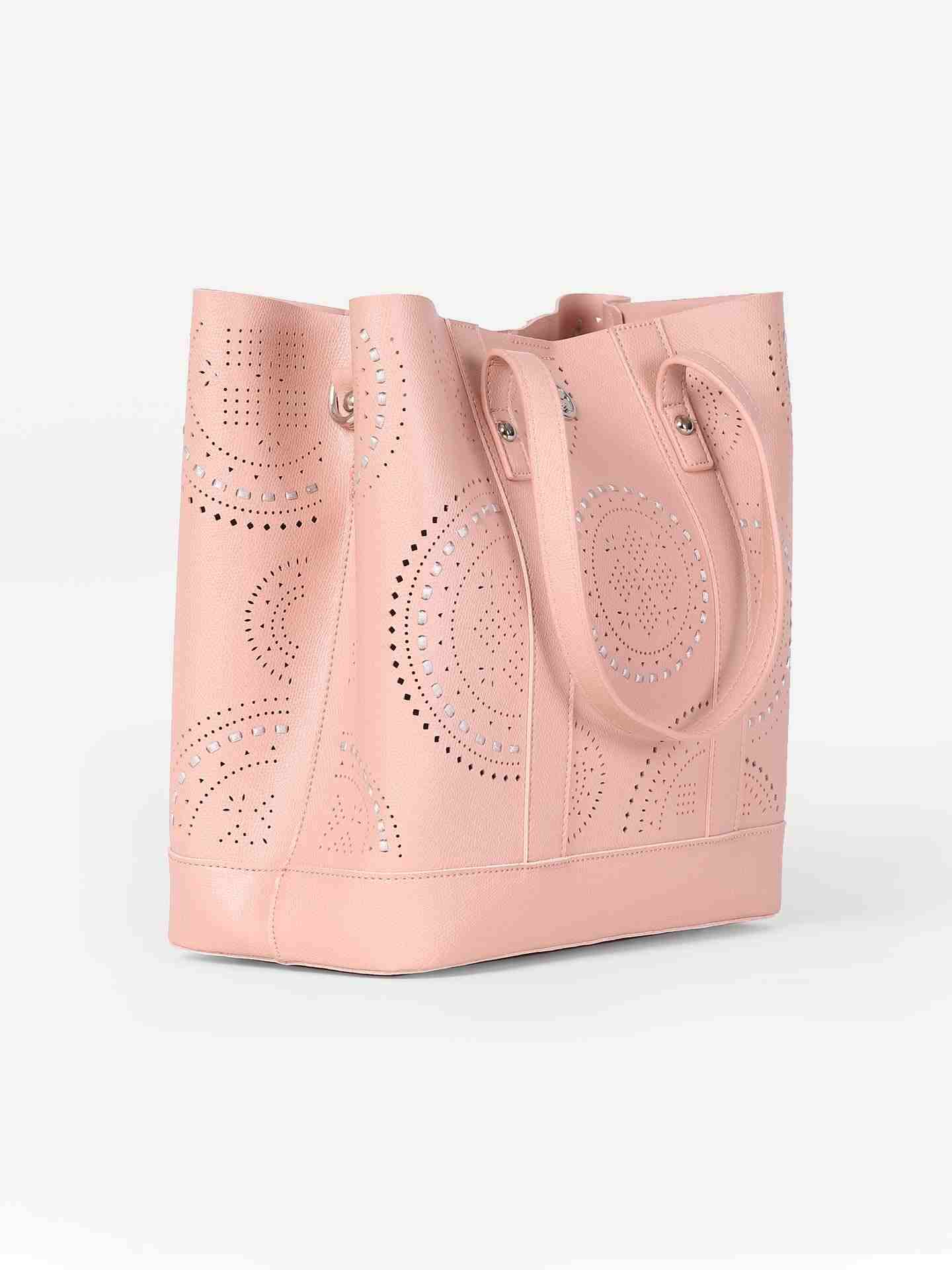 Peach Splash Tote Bag