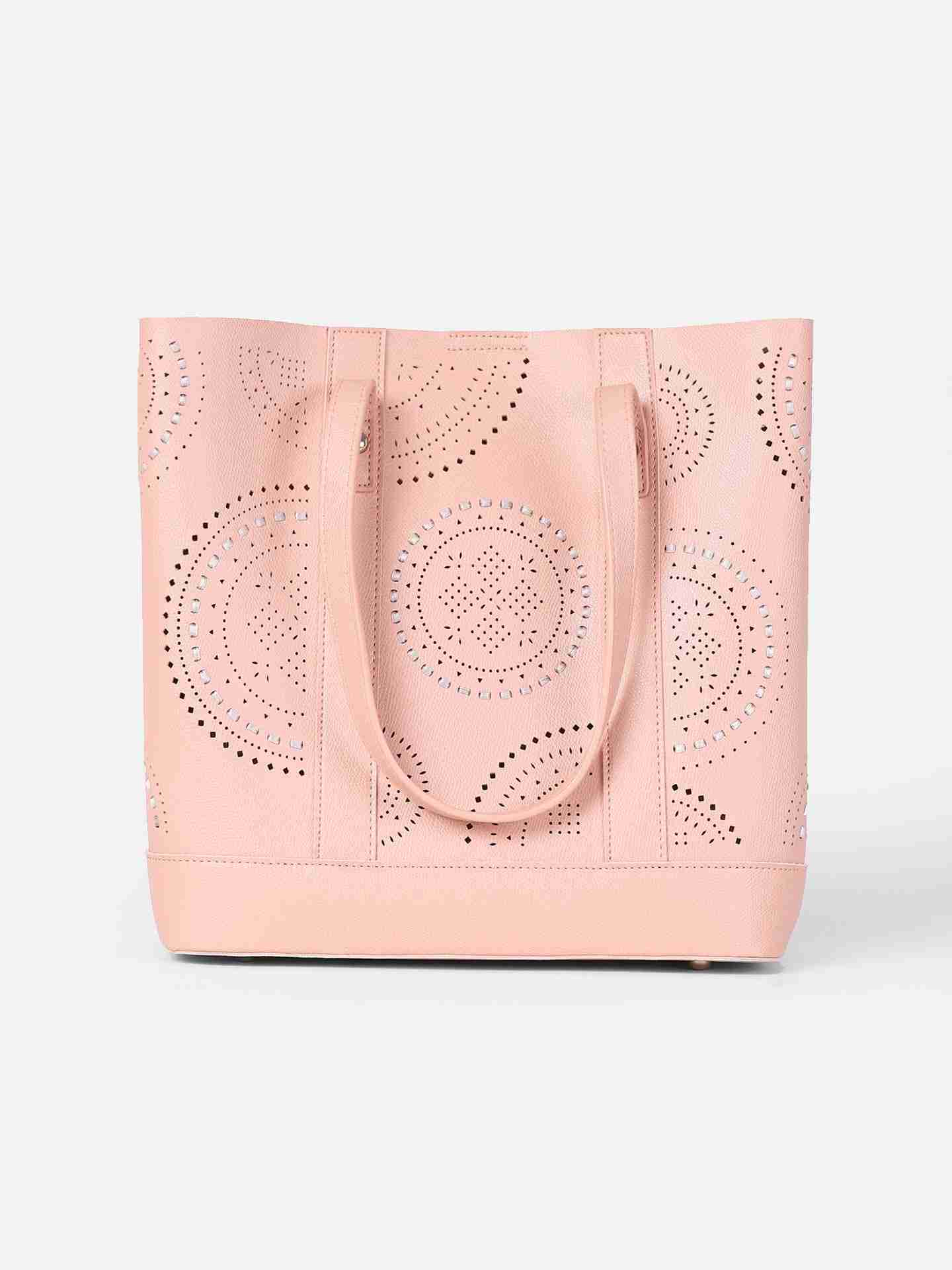 Peach Splash Tote Bag