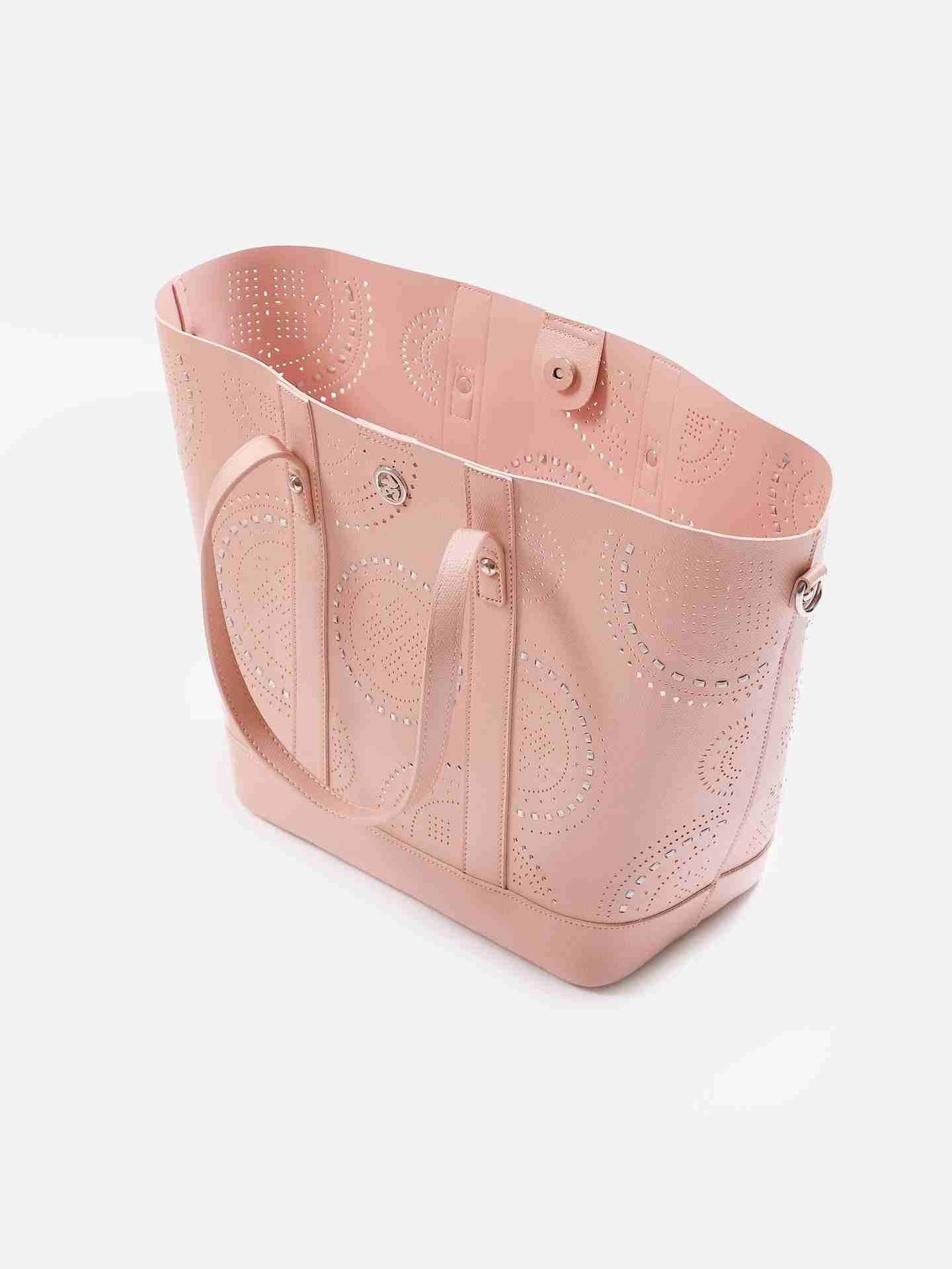 Peach Splash Tote Bag