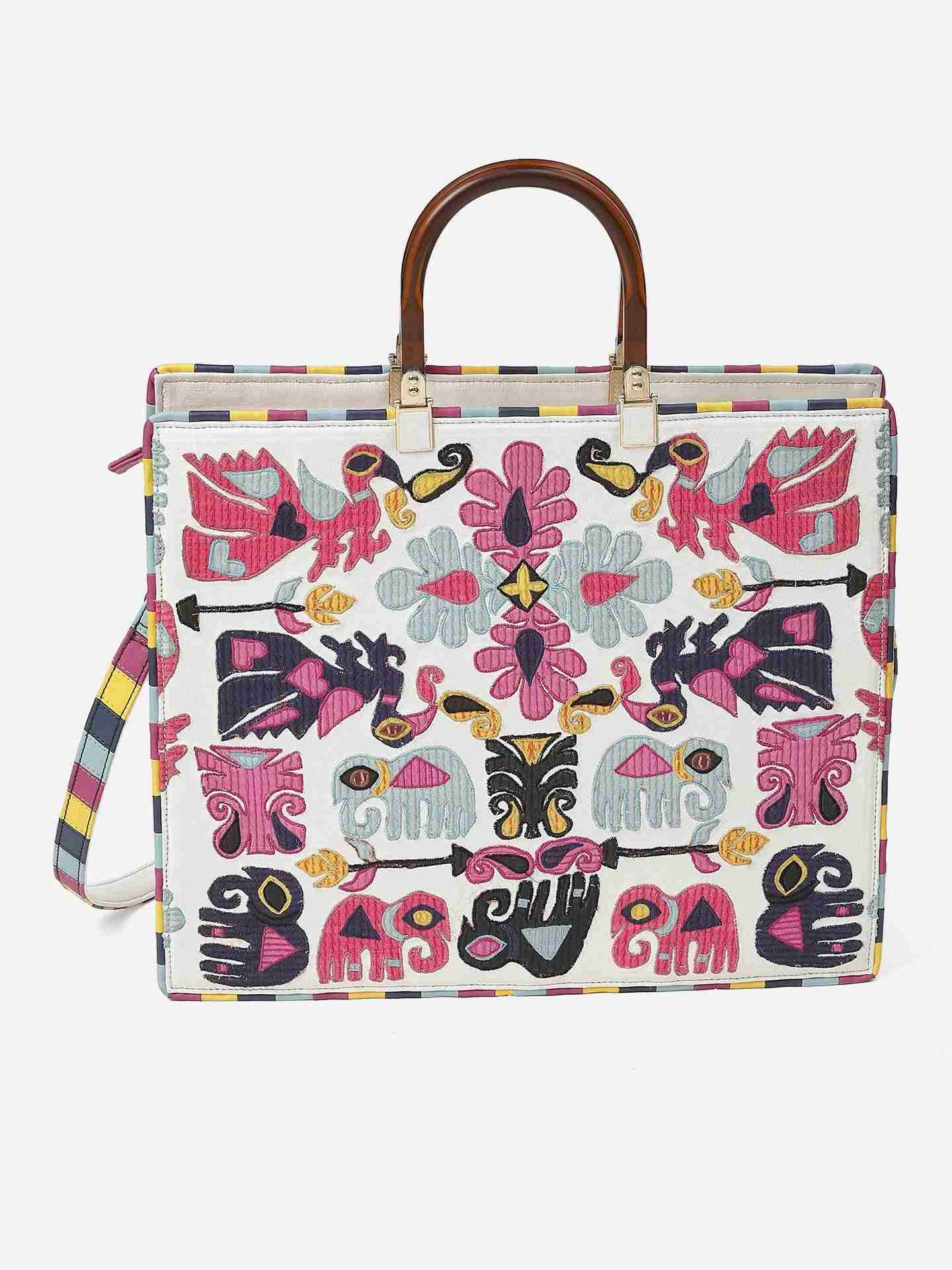 Multi Camelia  Tote Bag