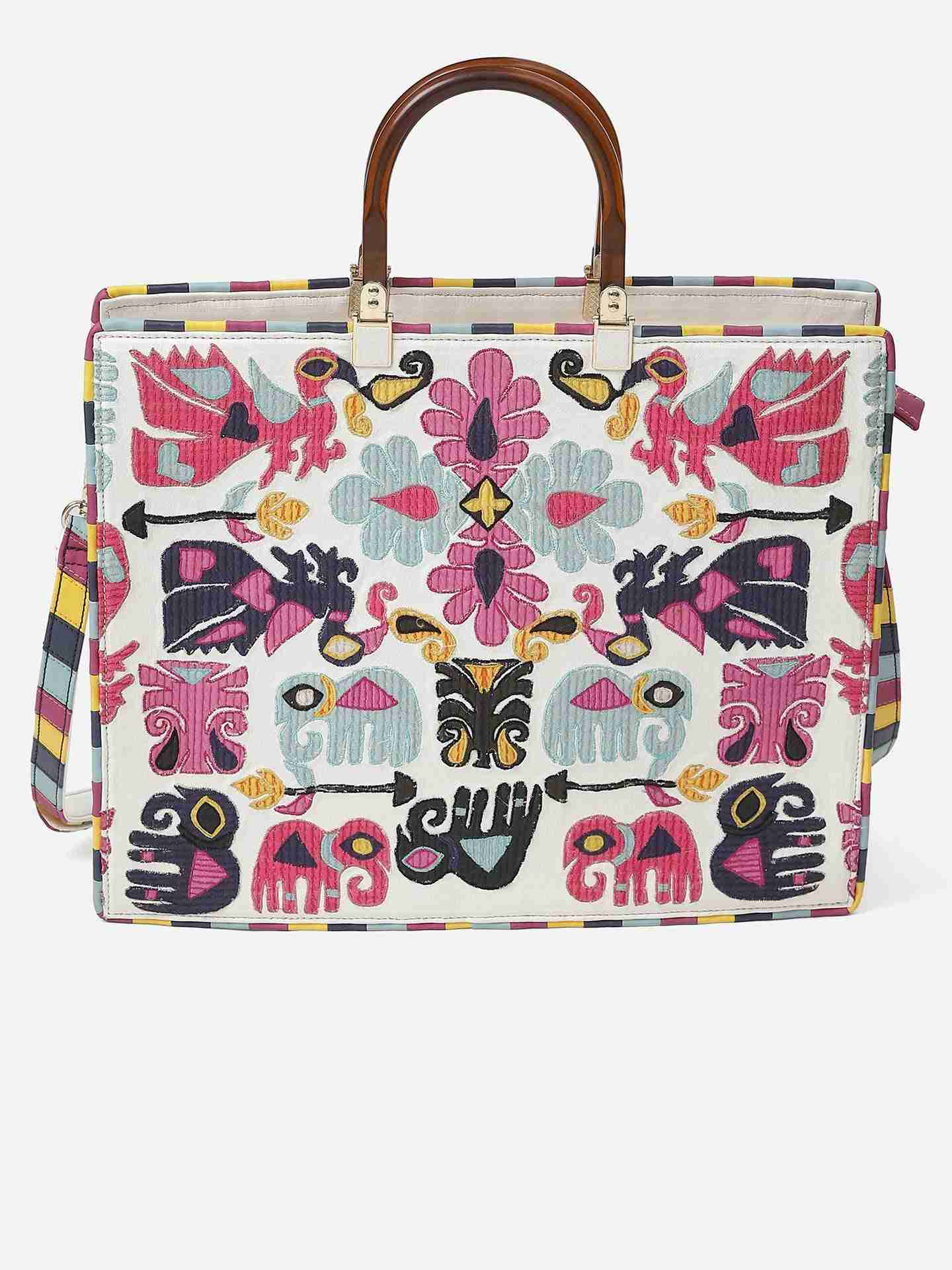 Multi Camelia  Tote Bag