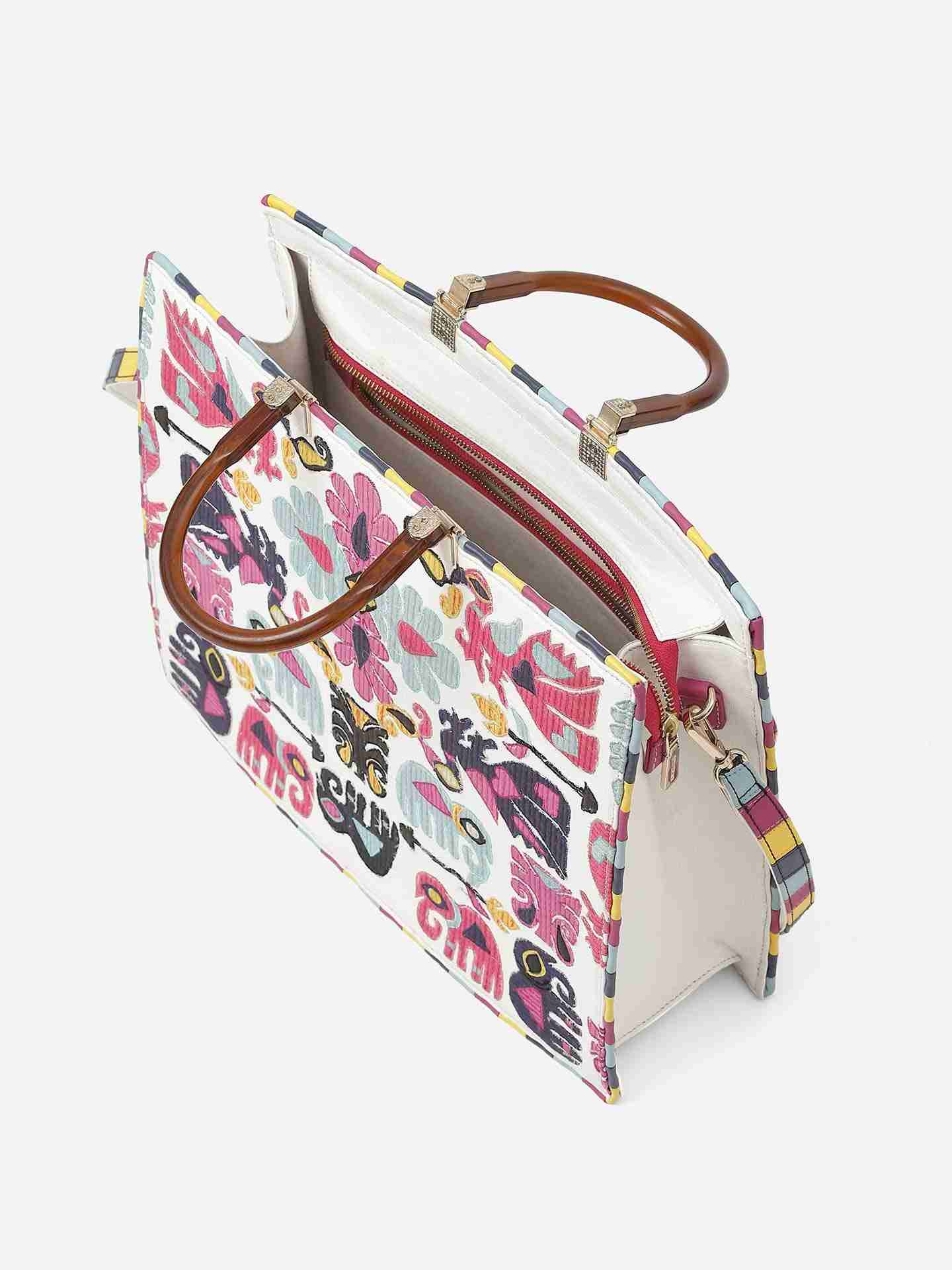 Multi Camelia  Tote Bag