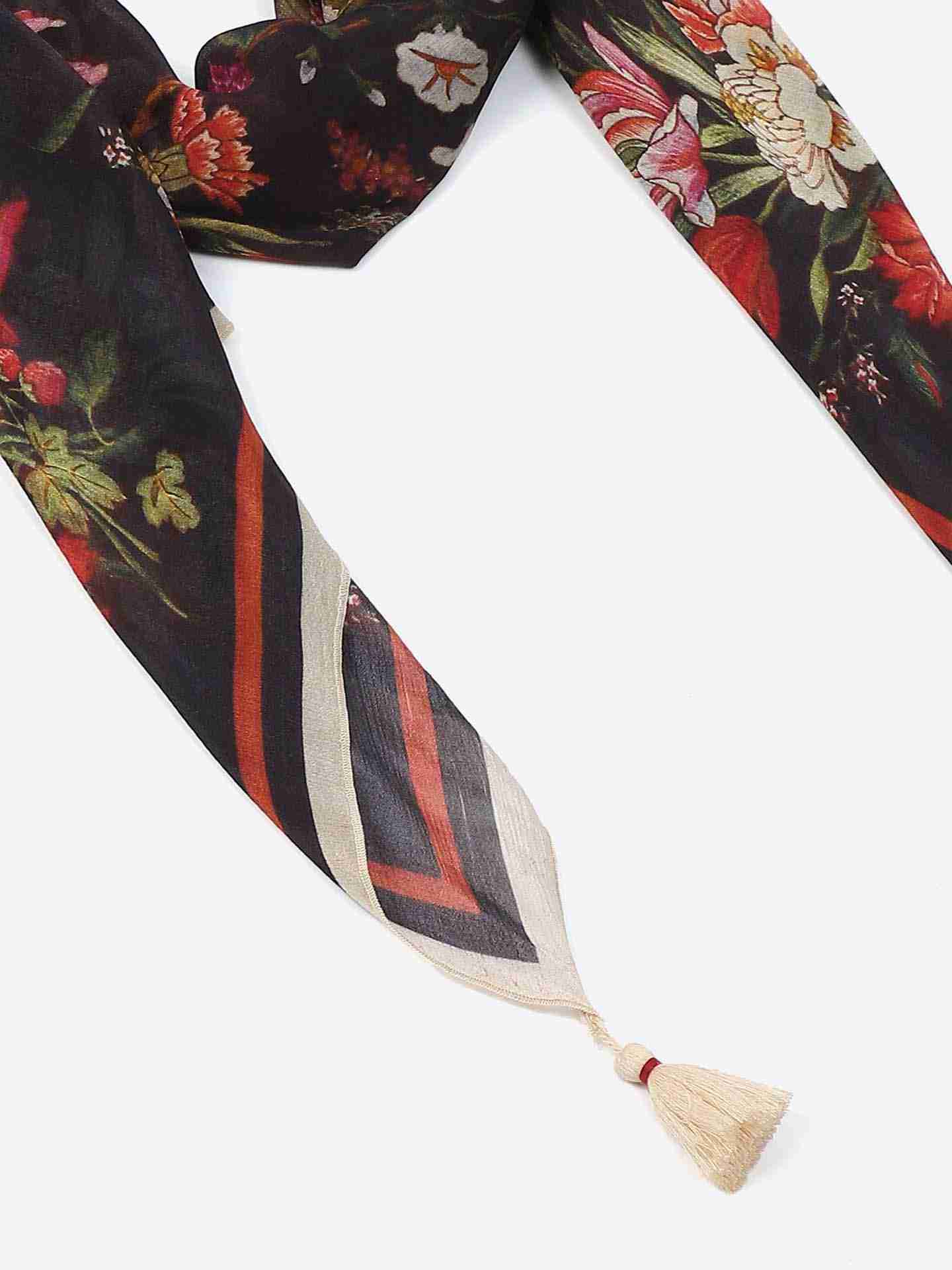 Black Diana Square Scarf