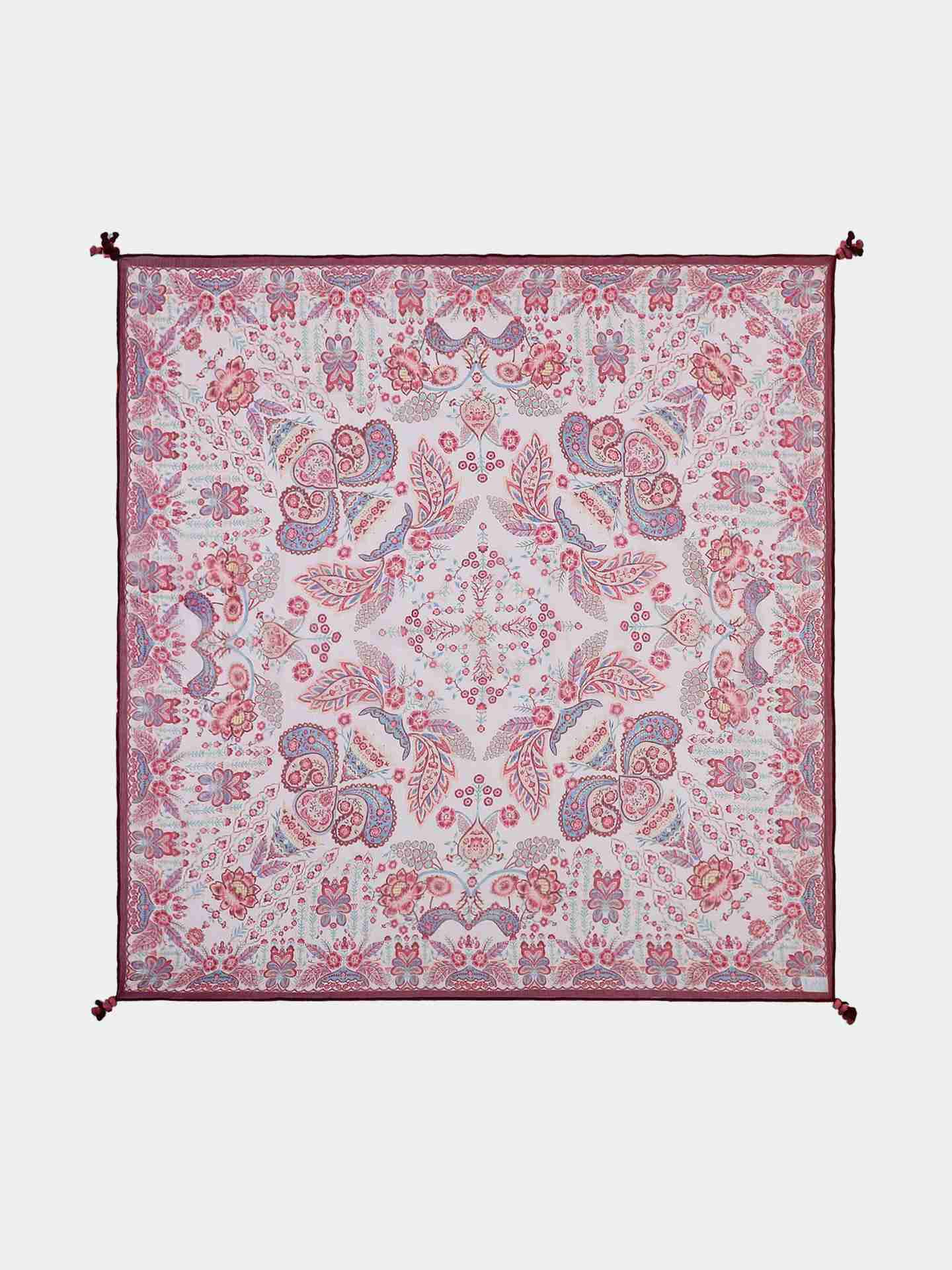 Pink Alba Square Scarf