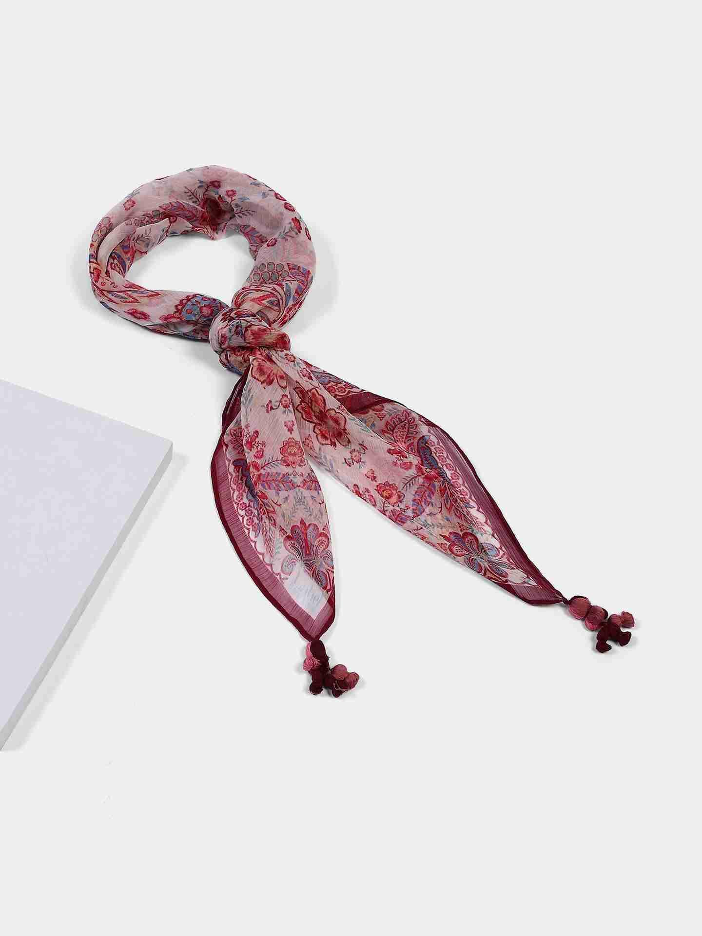 Pink Alba Square Scarf