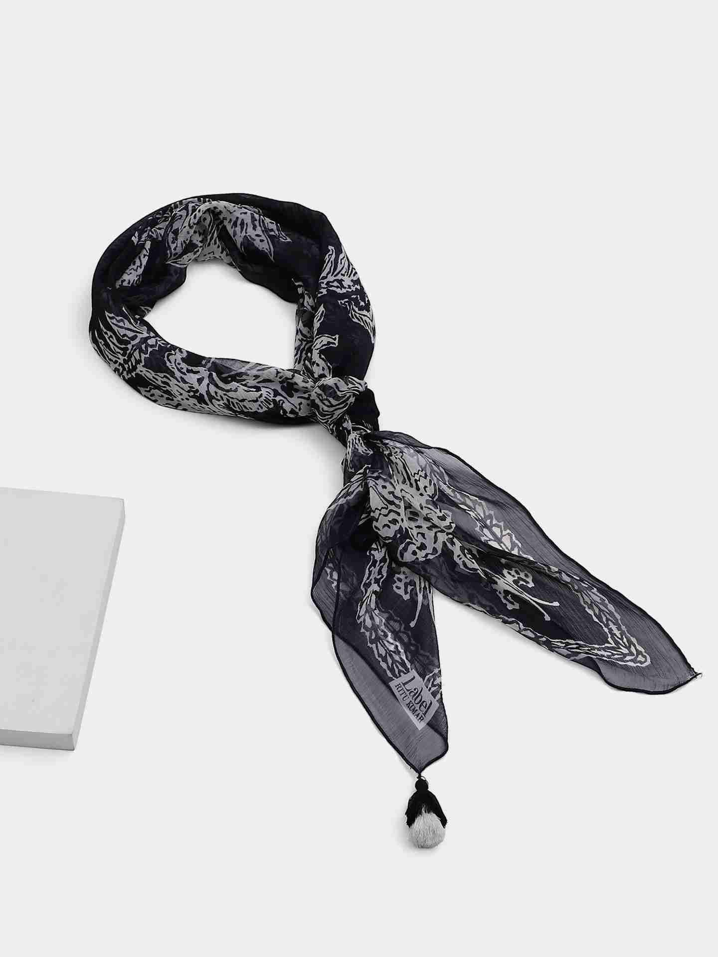 Black Adara Scarf