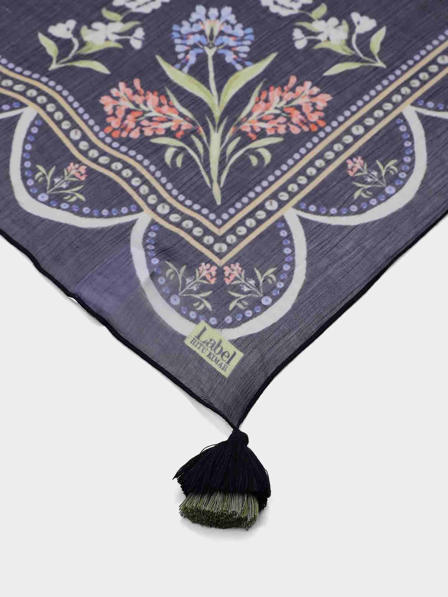 Navy Blue Alaia Scarf