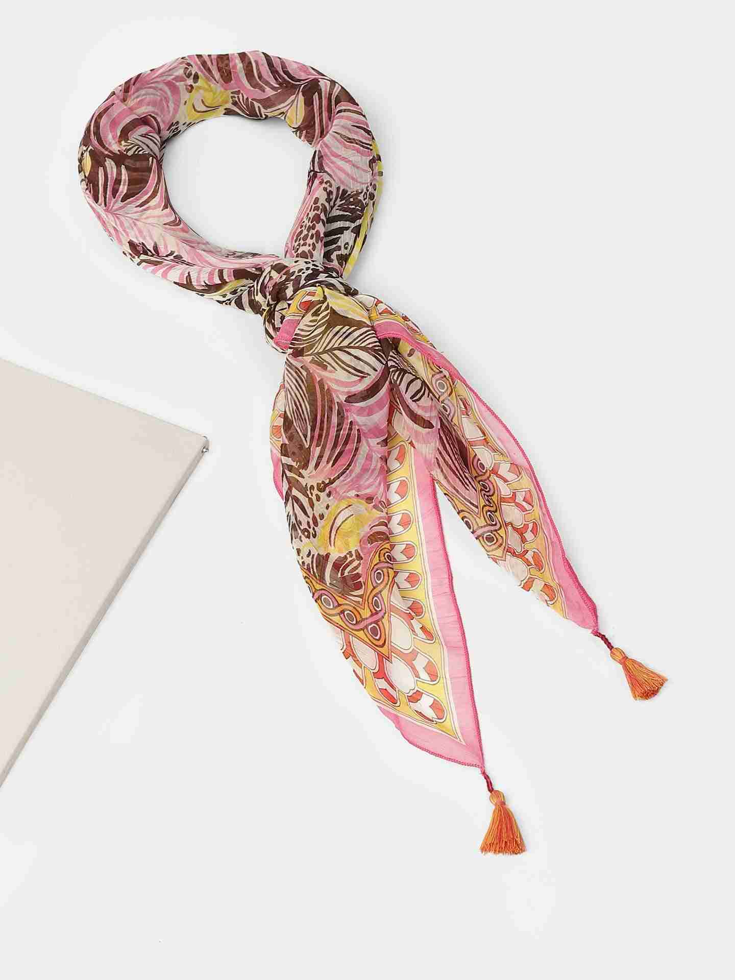 Red Nicole Square Scarf