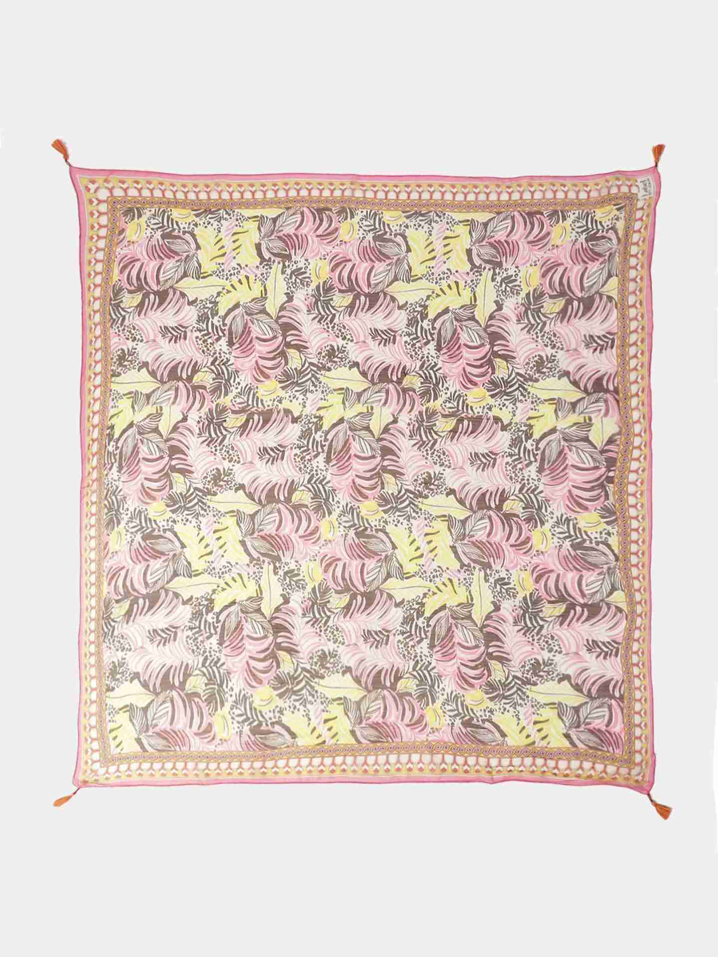 Red Nicole Square Scarf