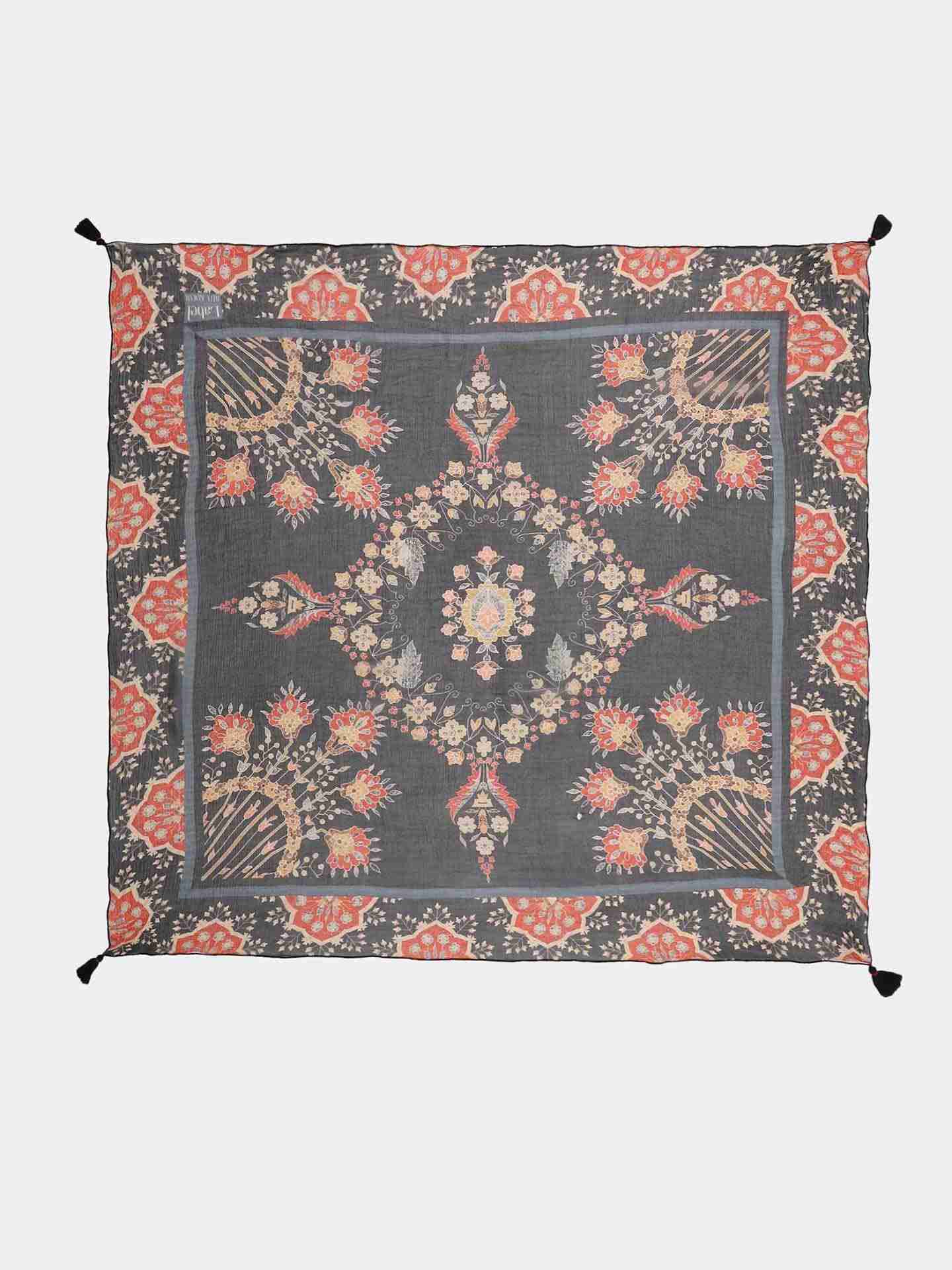 Black Sirona Square Scarf