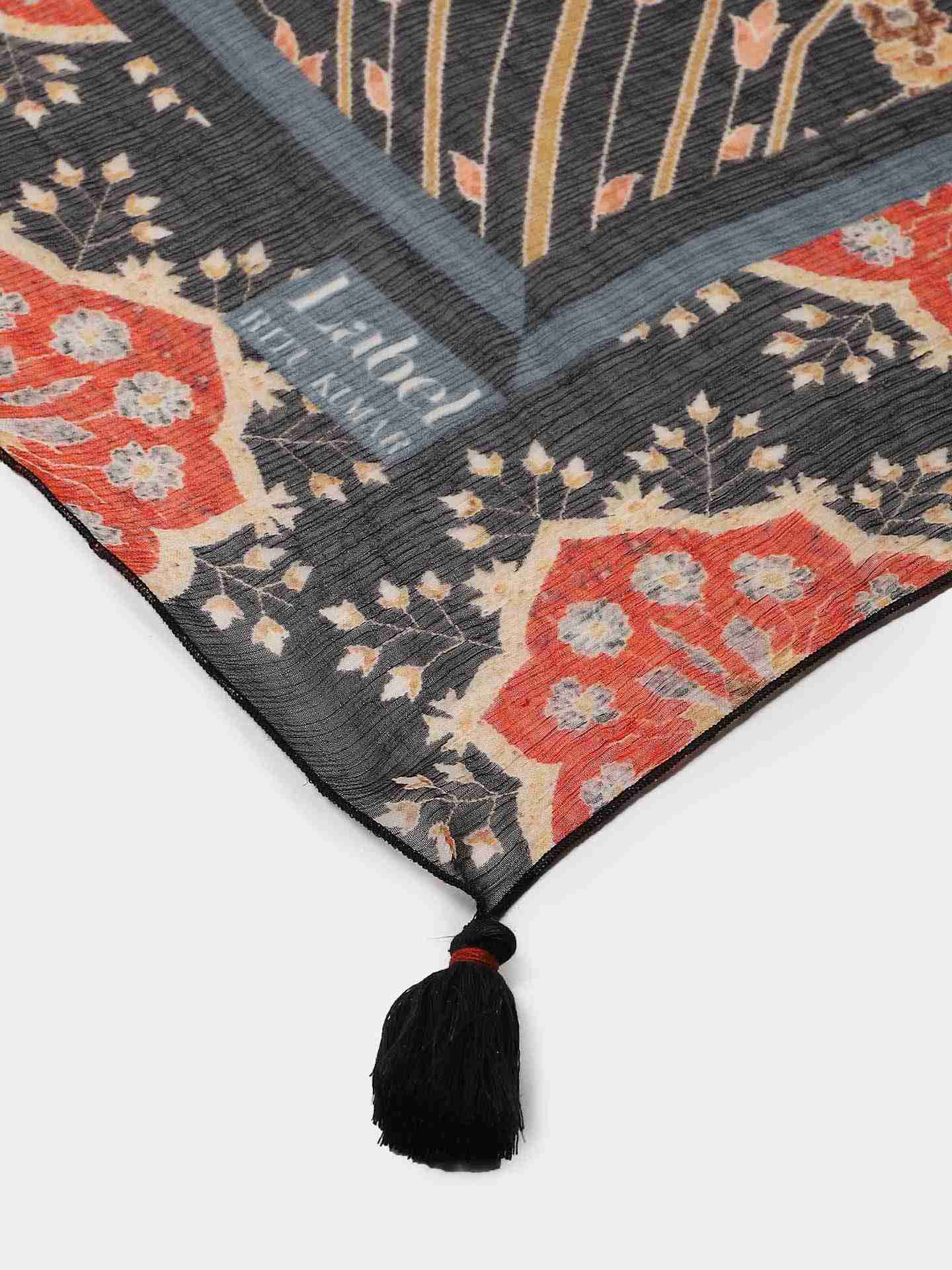 Black Sirona Square Scarf
