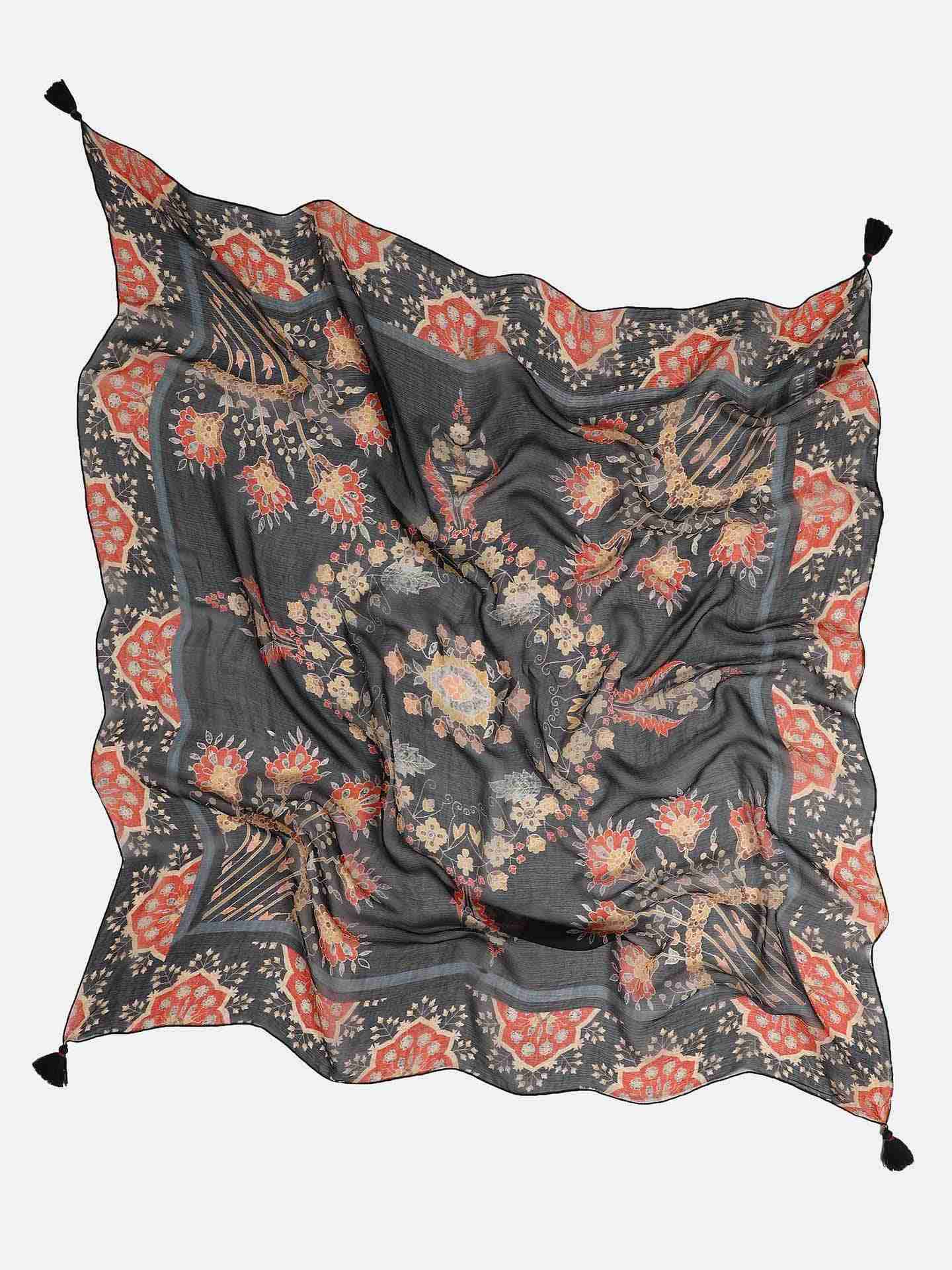 Black Sirona Square Scarf