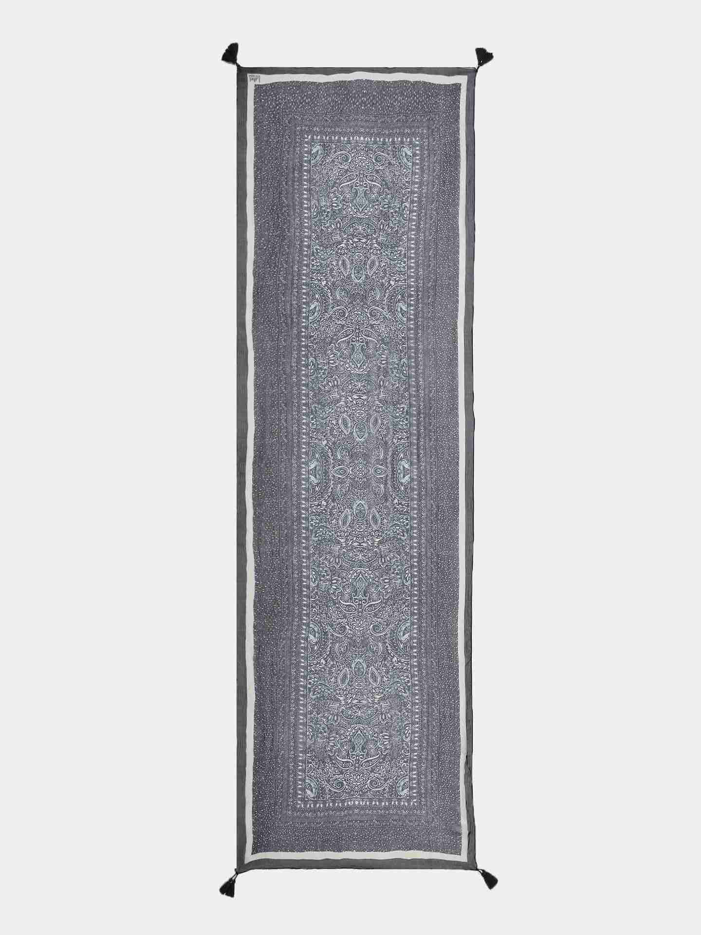Blue Manique Rectangle Scarf