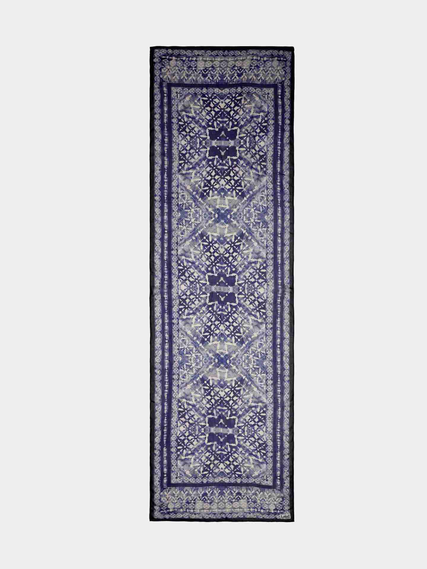 Blue Santiago Rectangle Scarf