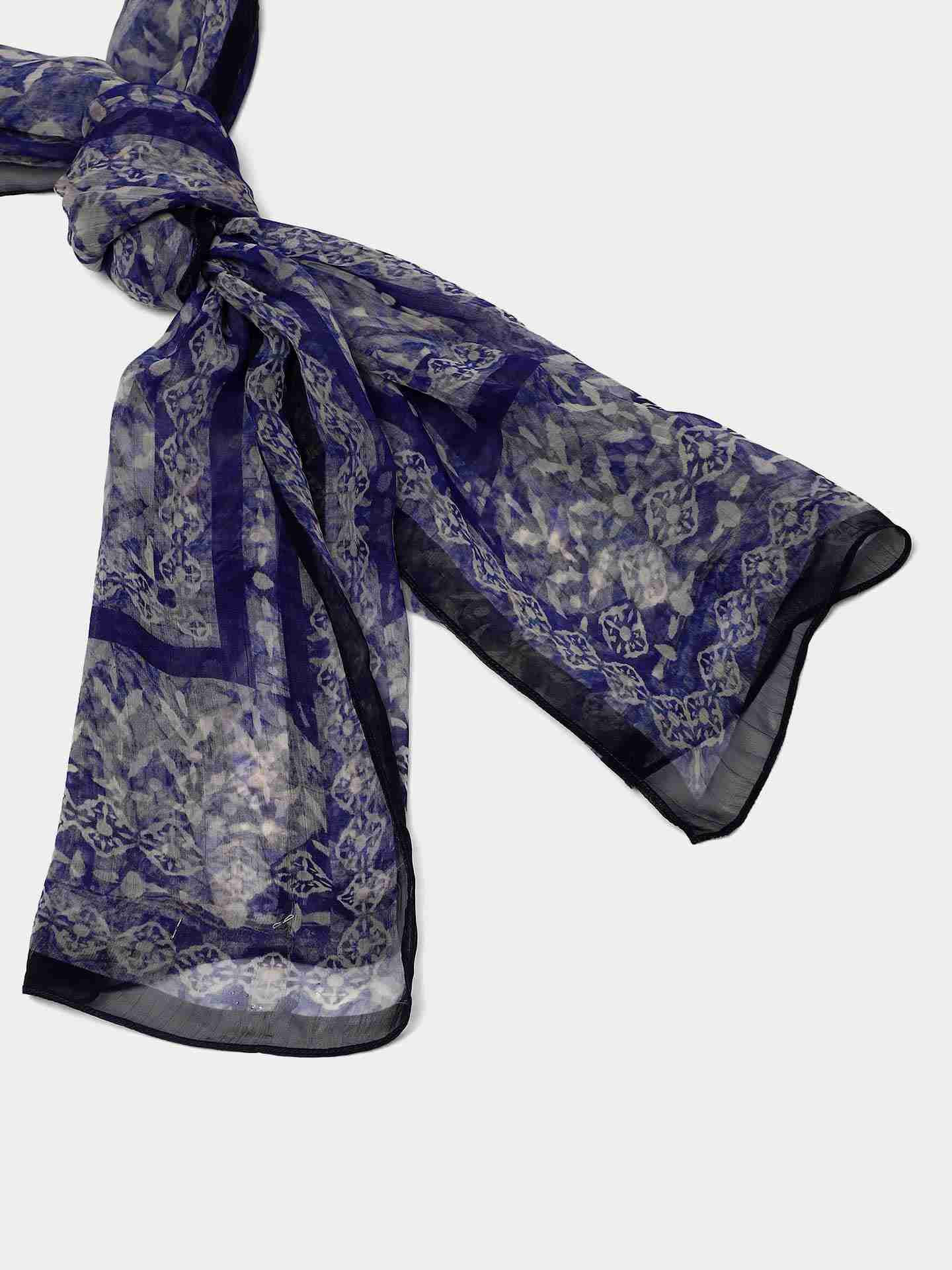 Blue Santiago Rectangle Scarf