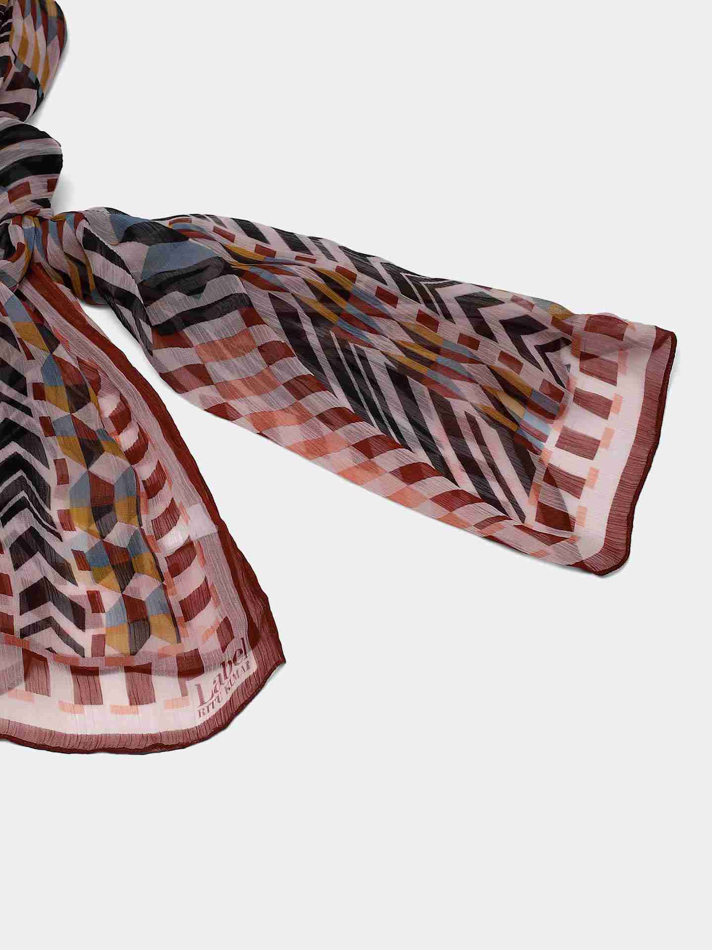 Multi Color Adraine Rectangle Scarf