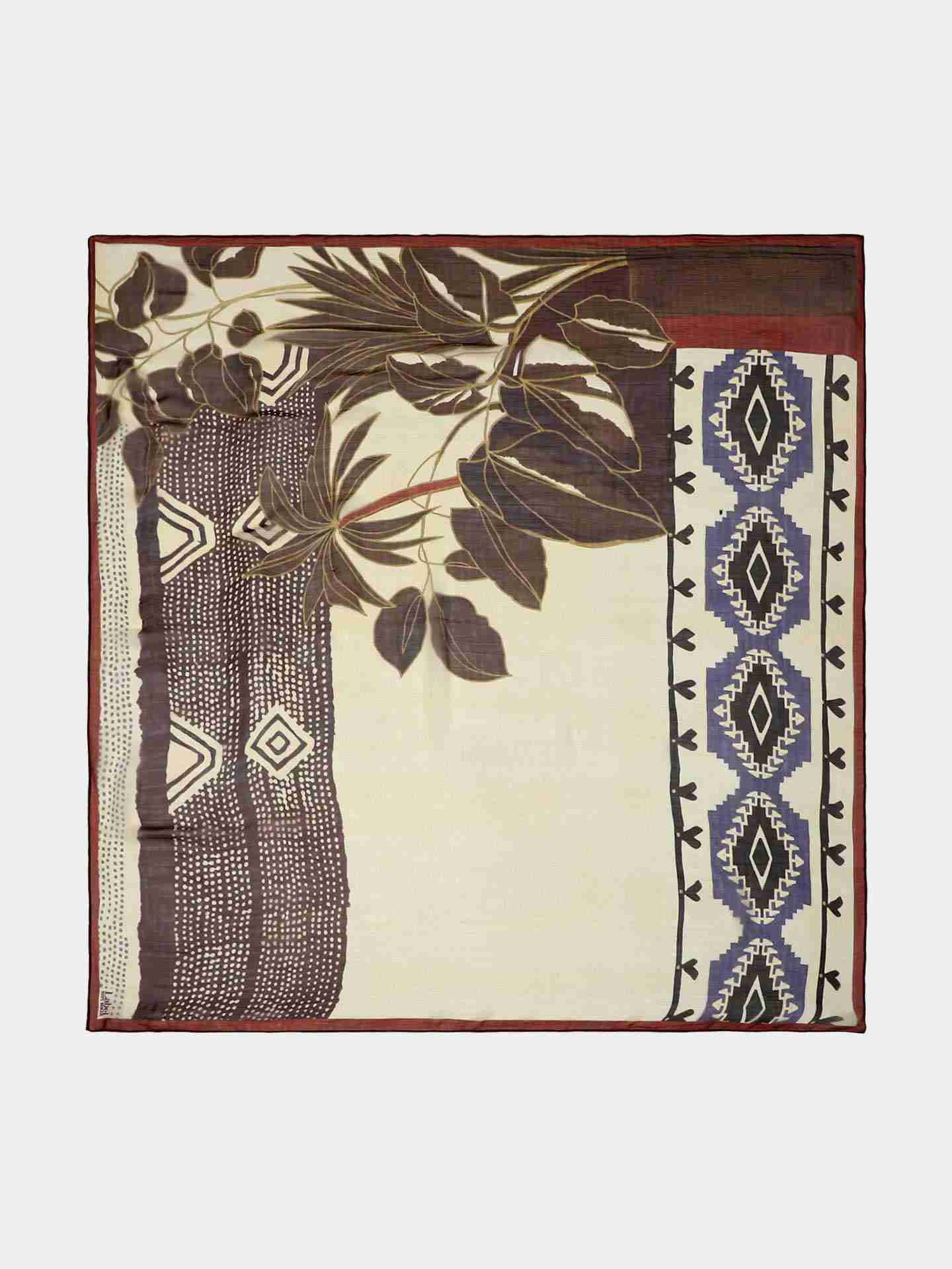 Beige Dune Square Scarf