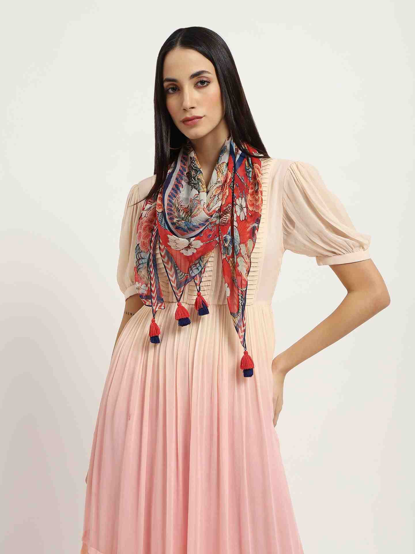 Multi Color Vanya Square Scarf