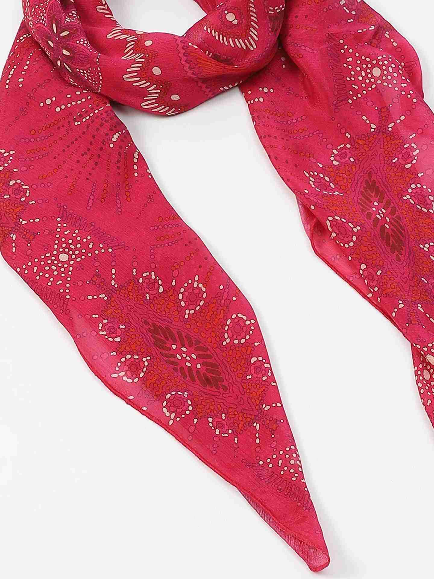 Pink Catherine Square Scarf