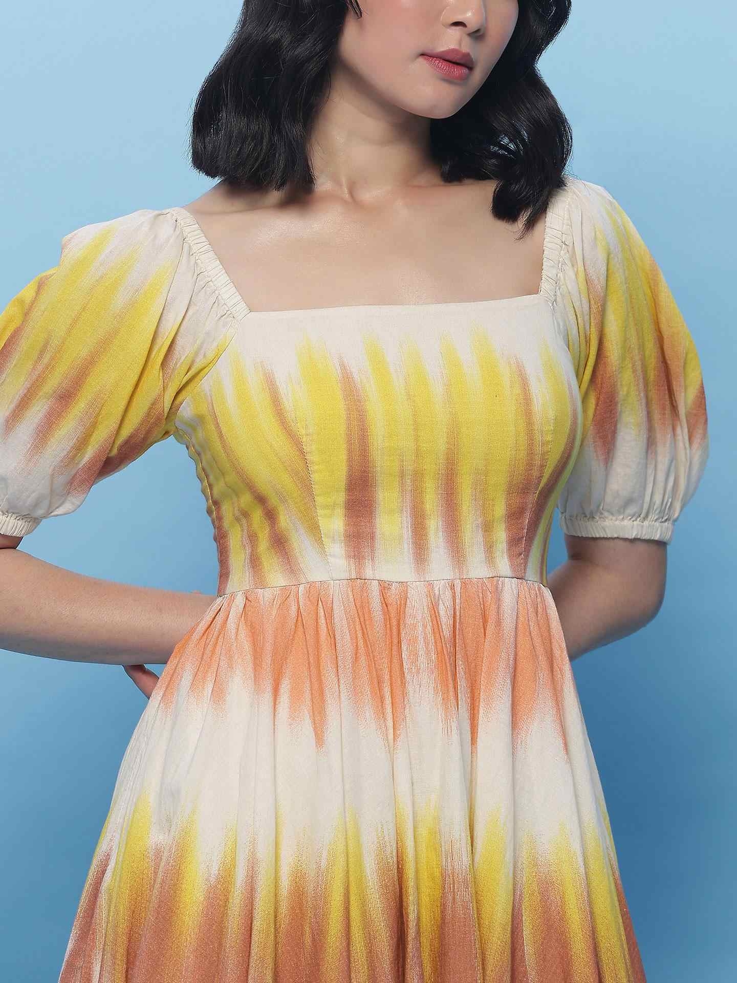 Rust Darcy Skater Dress