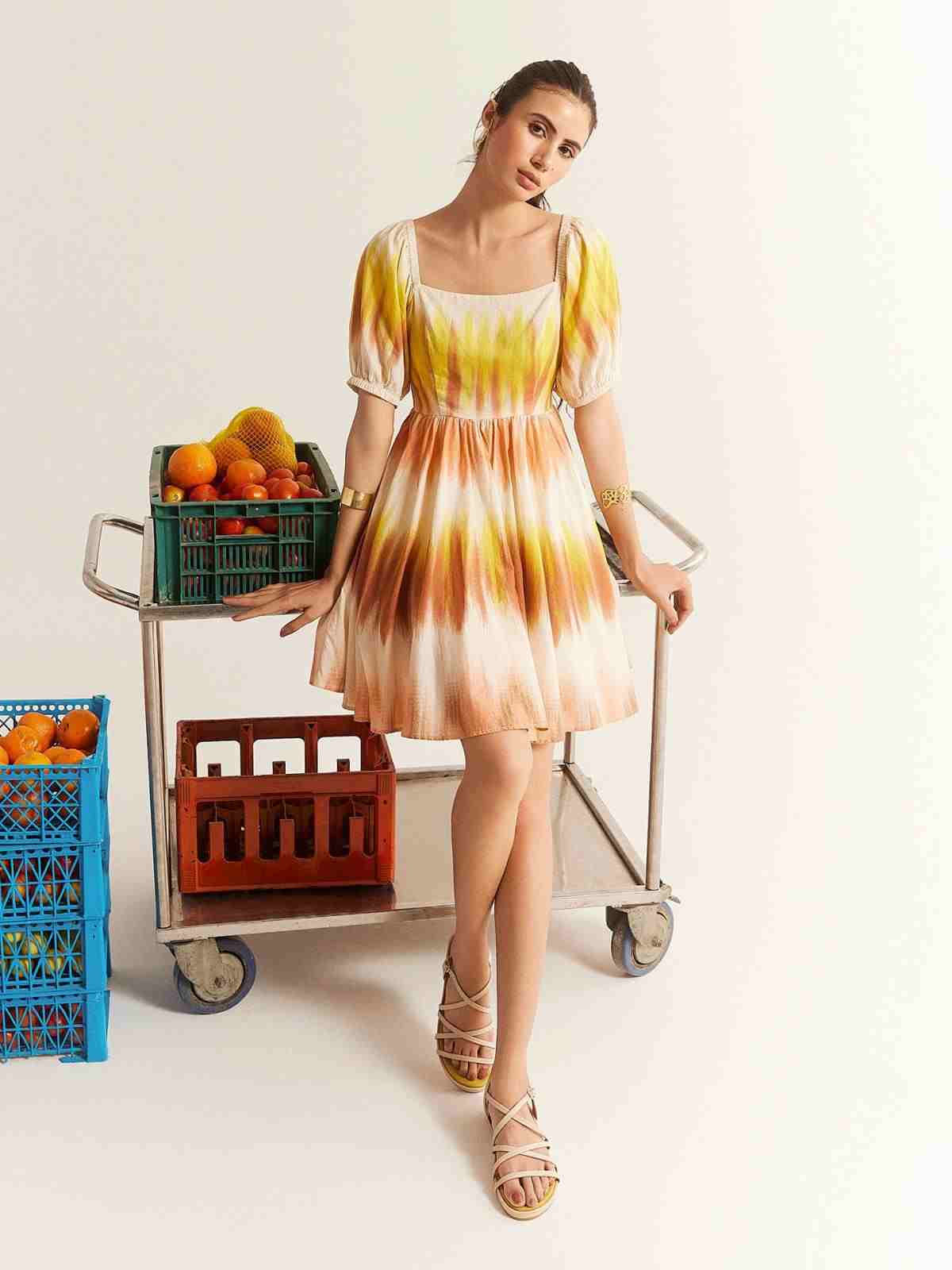 Rust Darcy Skater Dress