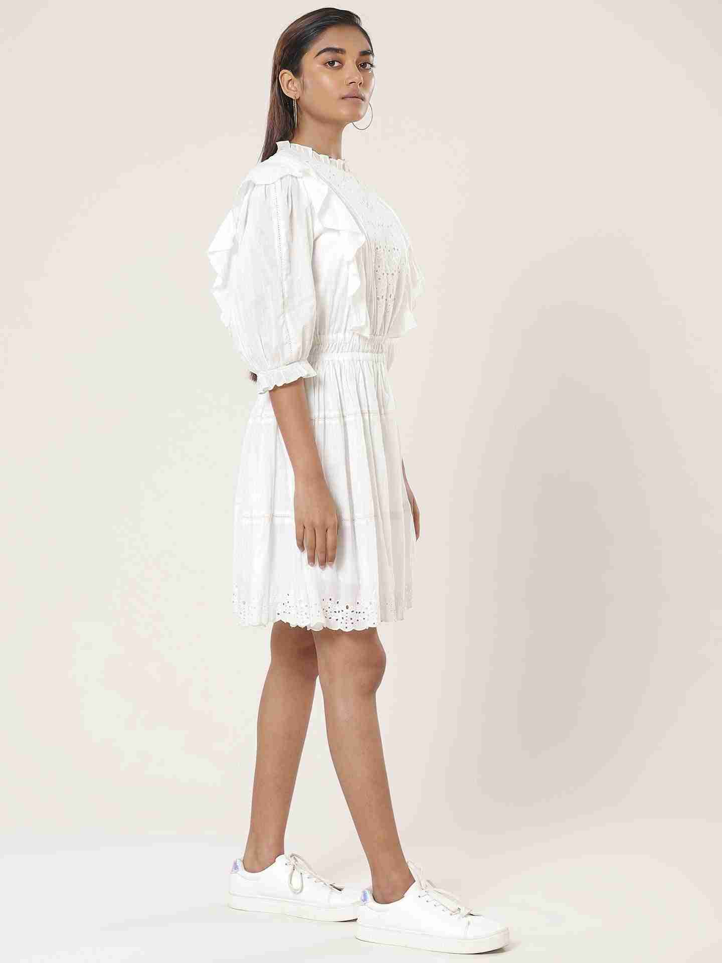 White Leisure Basics Dress