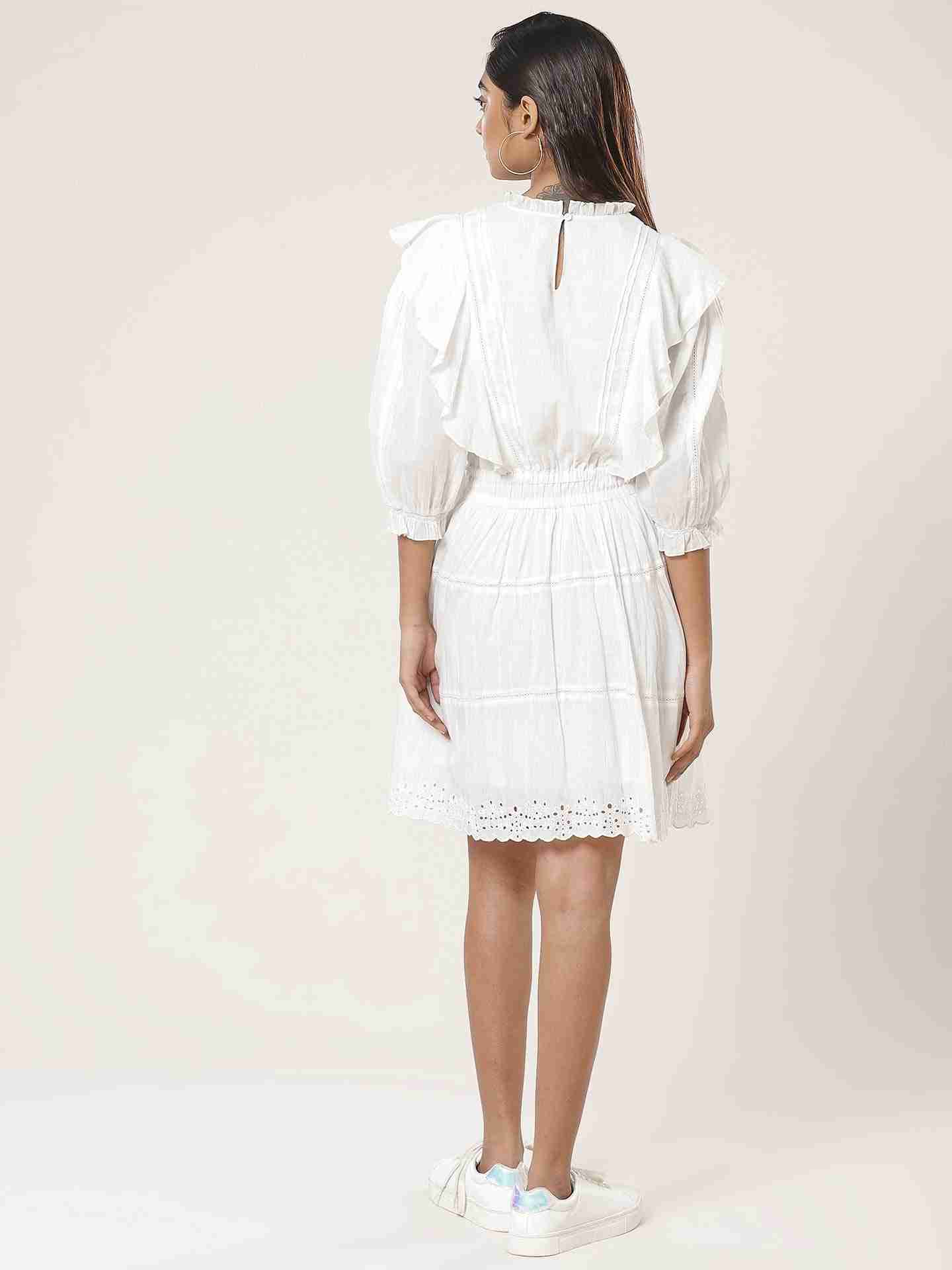 White Leisure Basics Dress