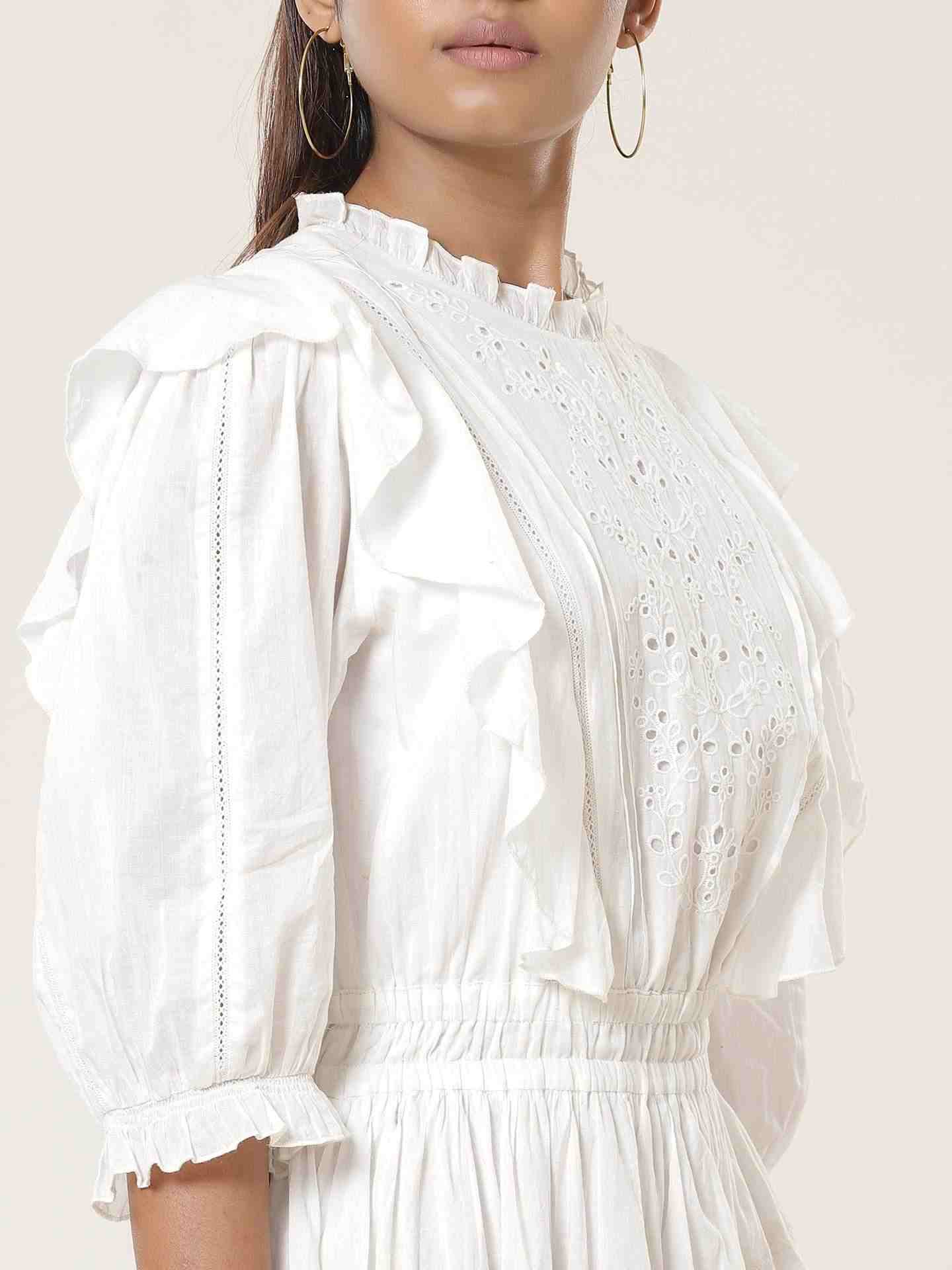 White Leisure Basics Dress