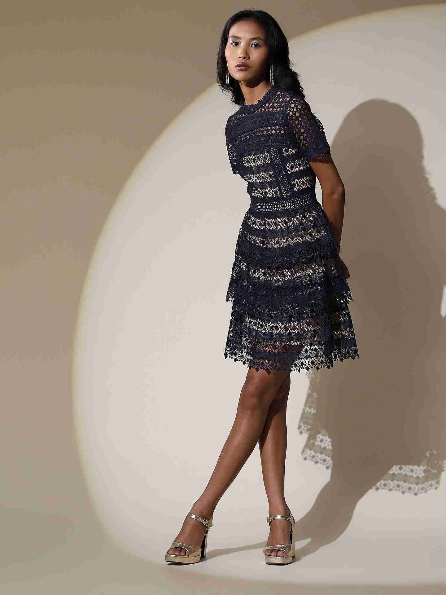 Navy Antalya Skater Dress