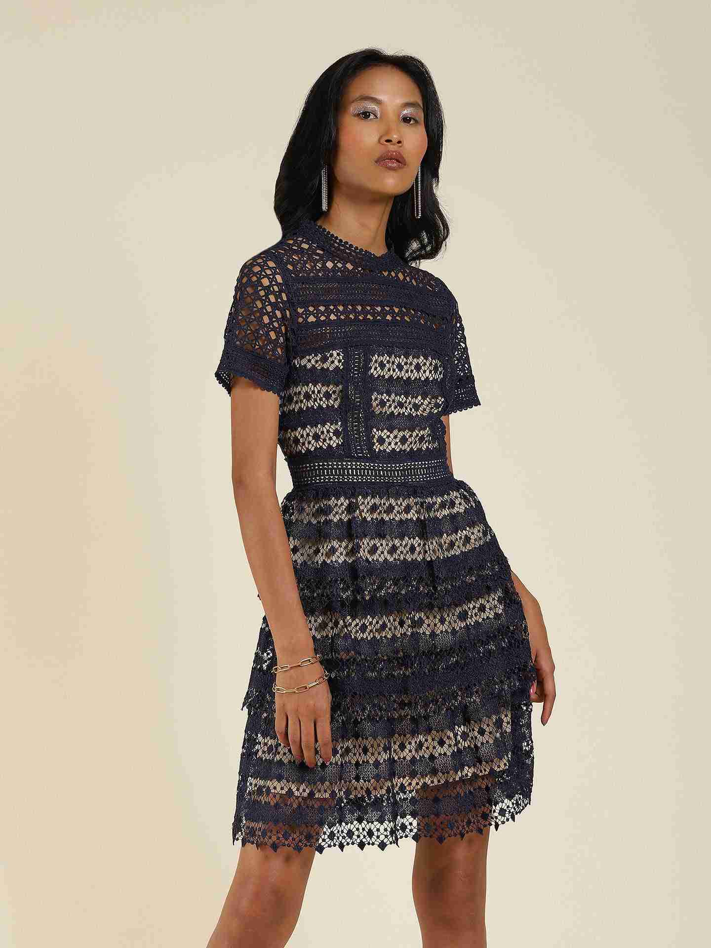Navy Antalya Skater Dress