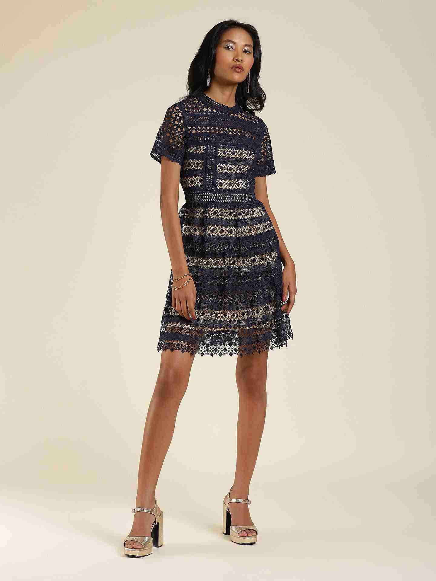 Navy Antalya Skater Dress