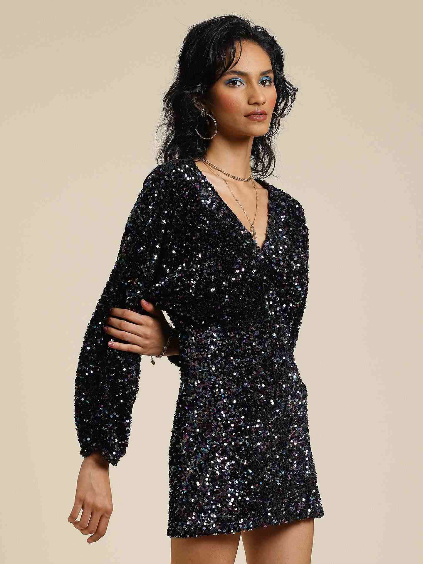 Navy Antalya Bodycon Dress