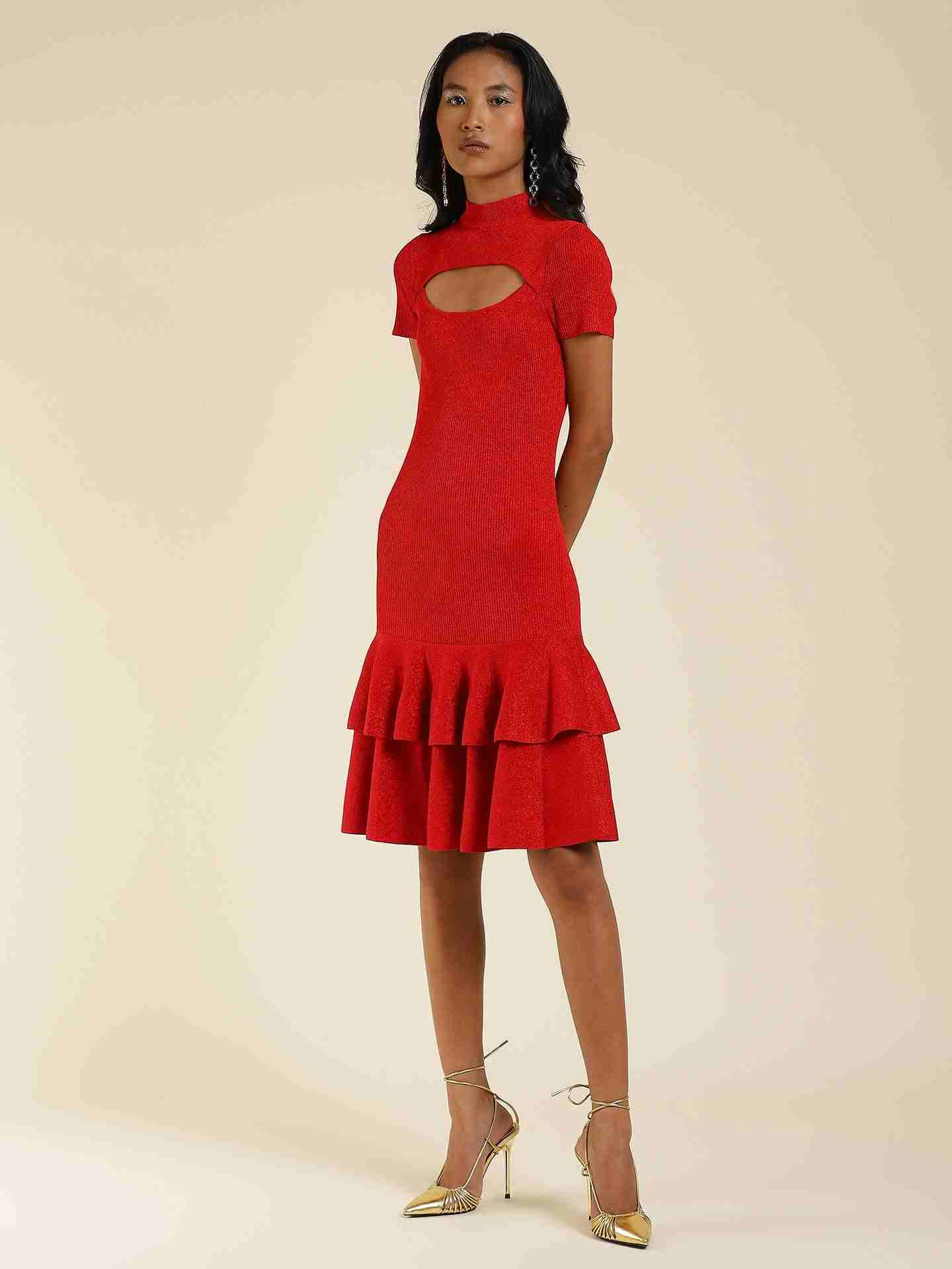 Red Antalya Bodycon Dress