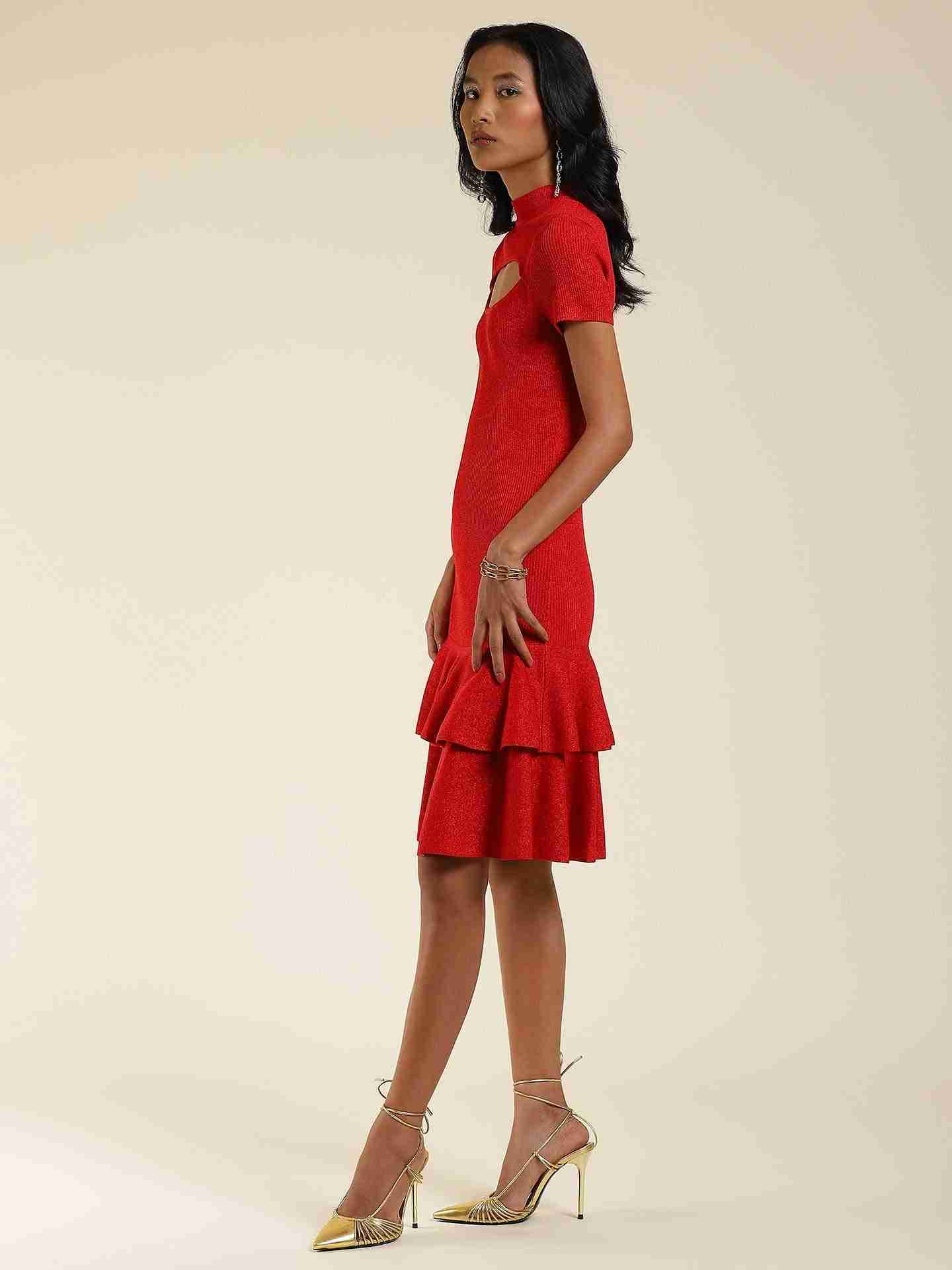 Red Antalya Bodycon Dress