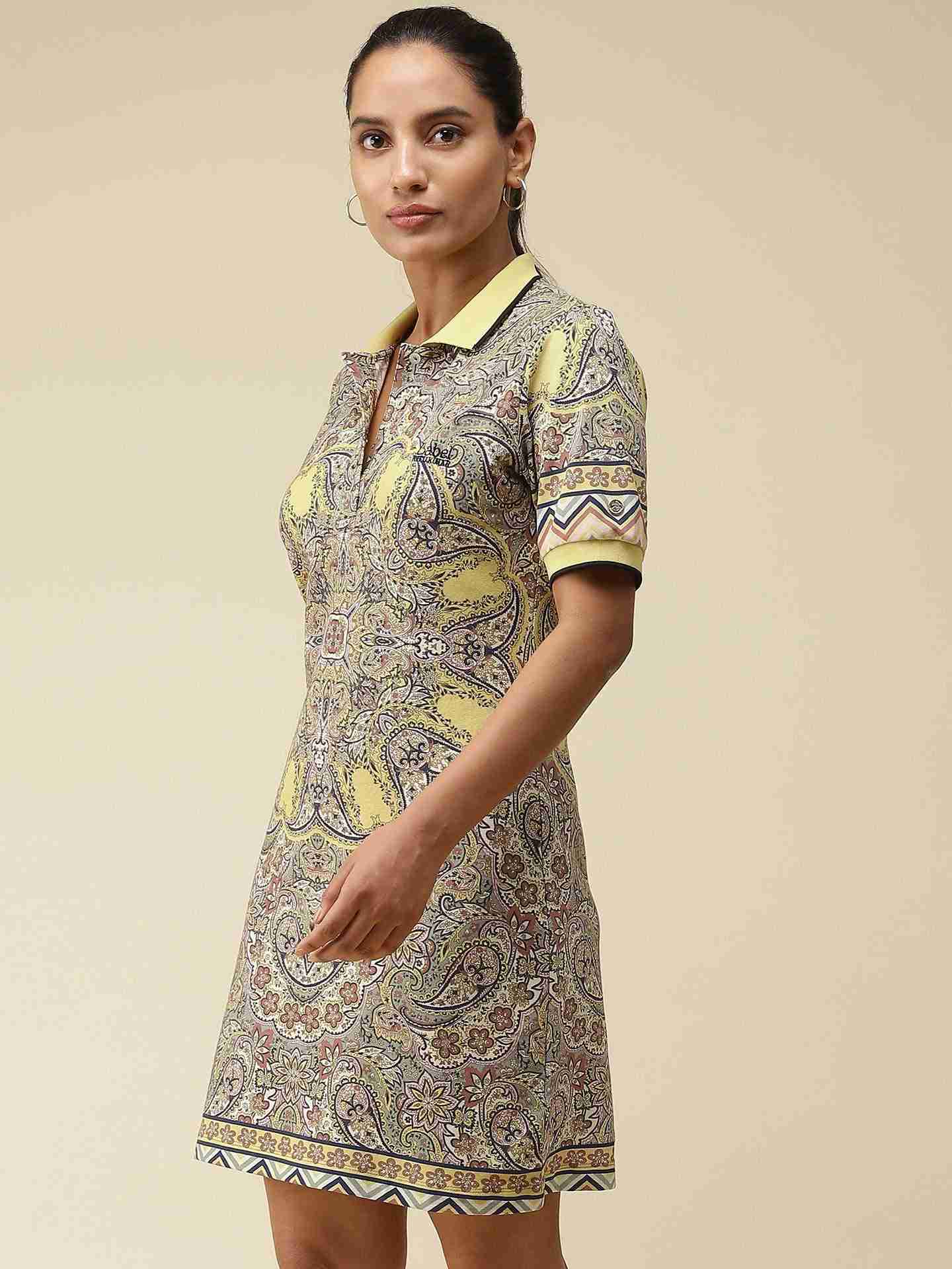 Olive Polo T-Shirt Dress