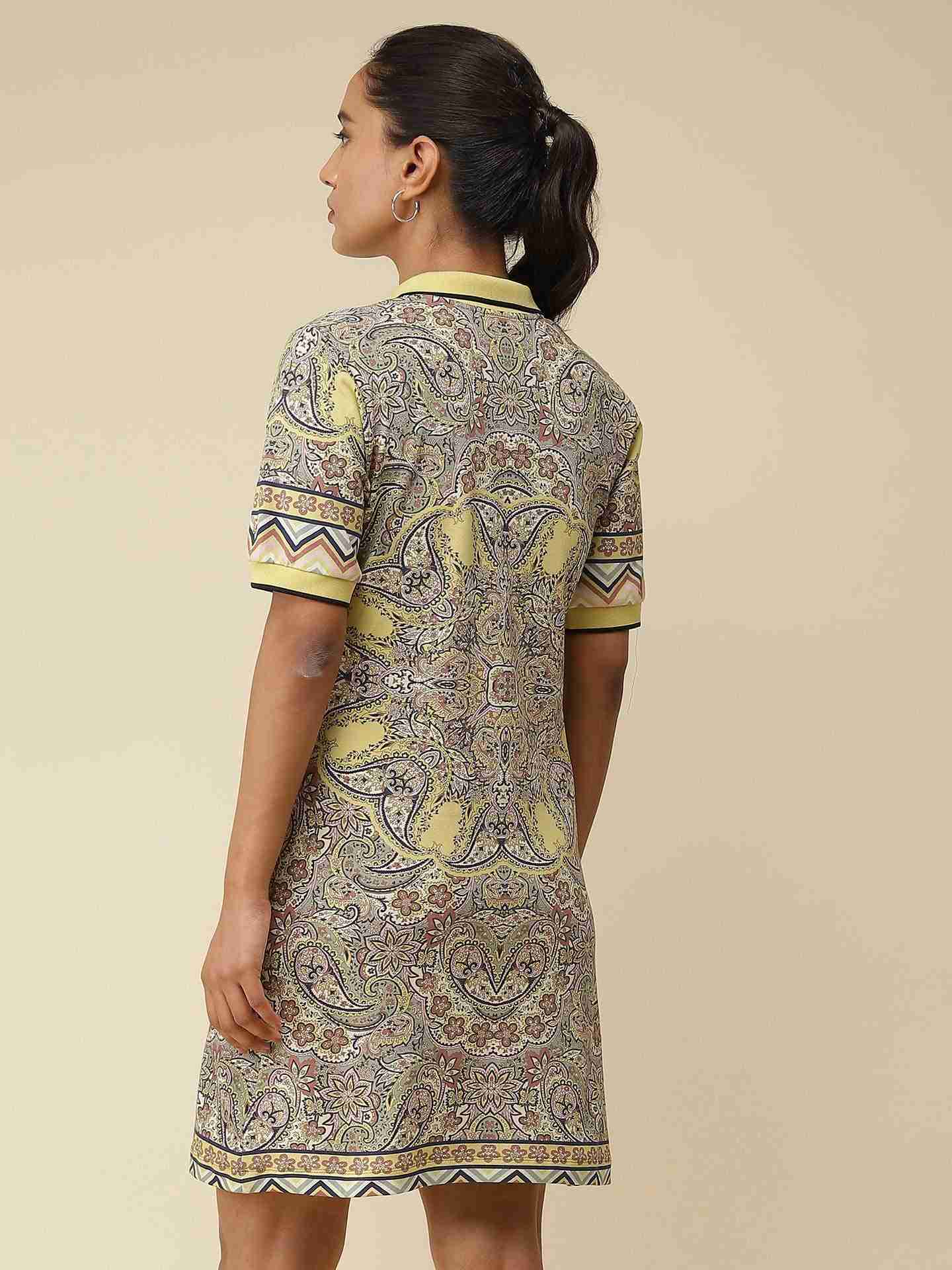 Olive Polo T-Shirt Dress