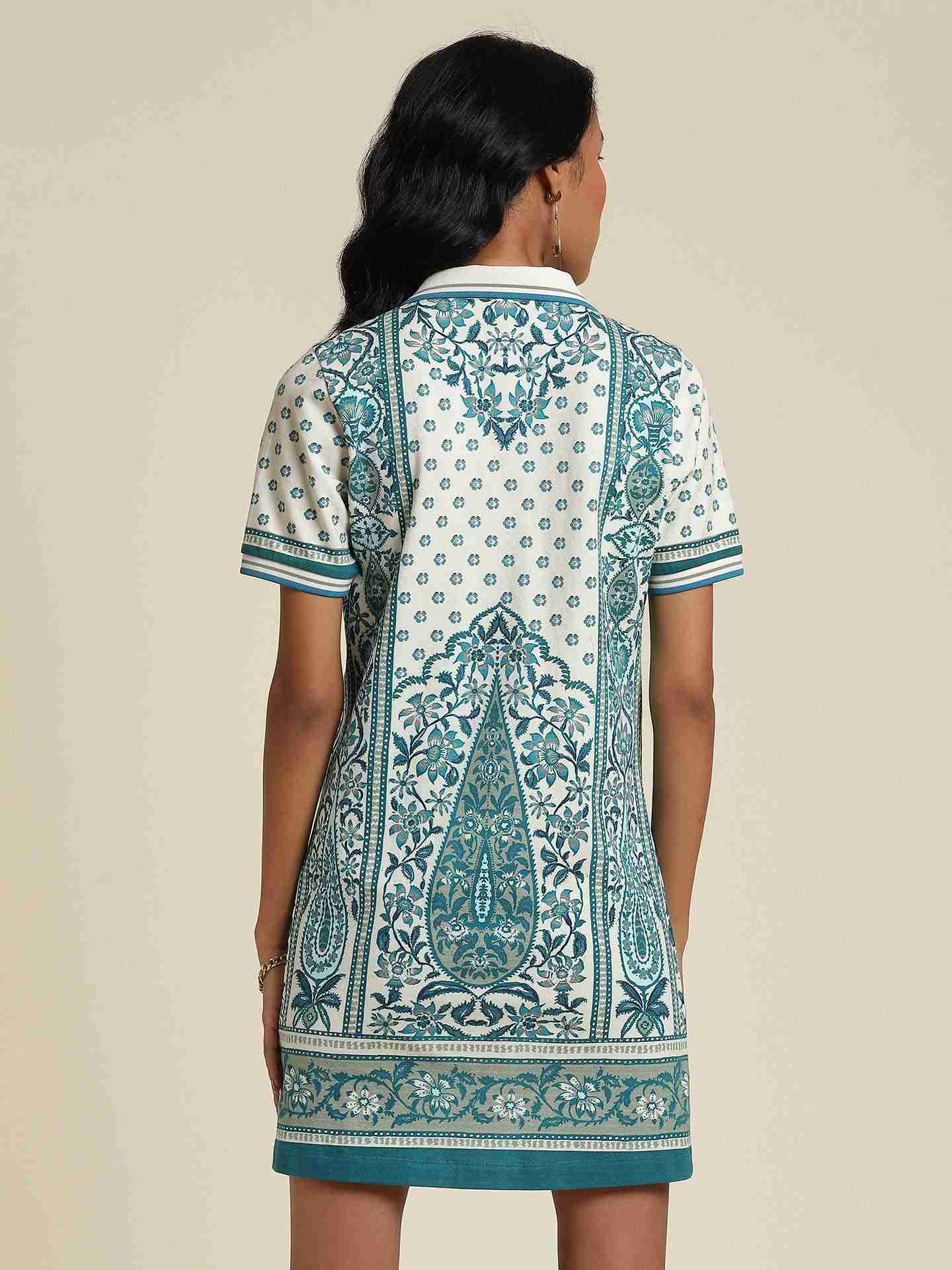 Green Polo T-Shirt Dress