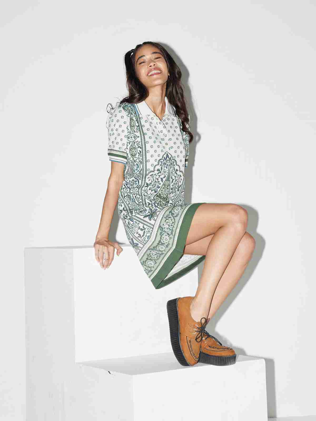 Green Polo T-Shirt Dress